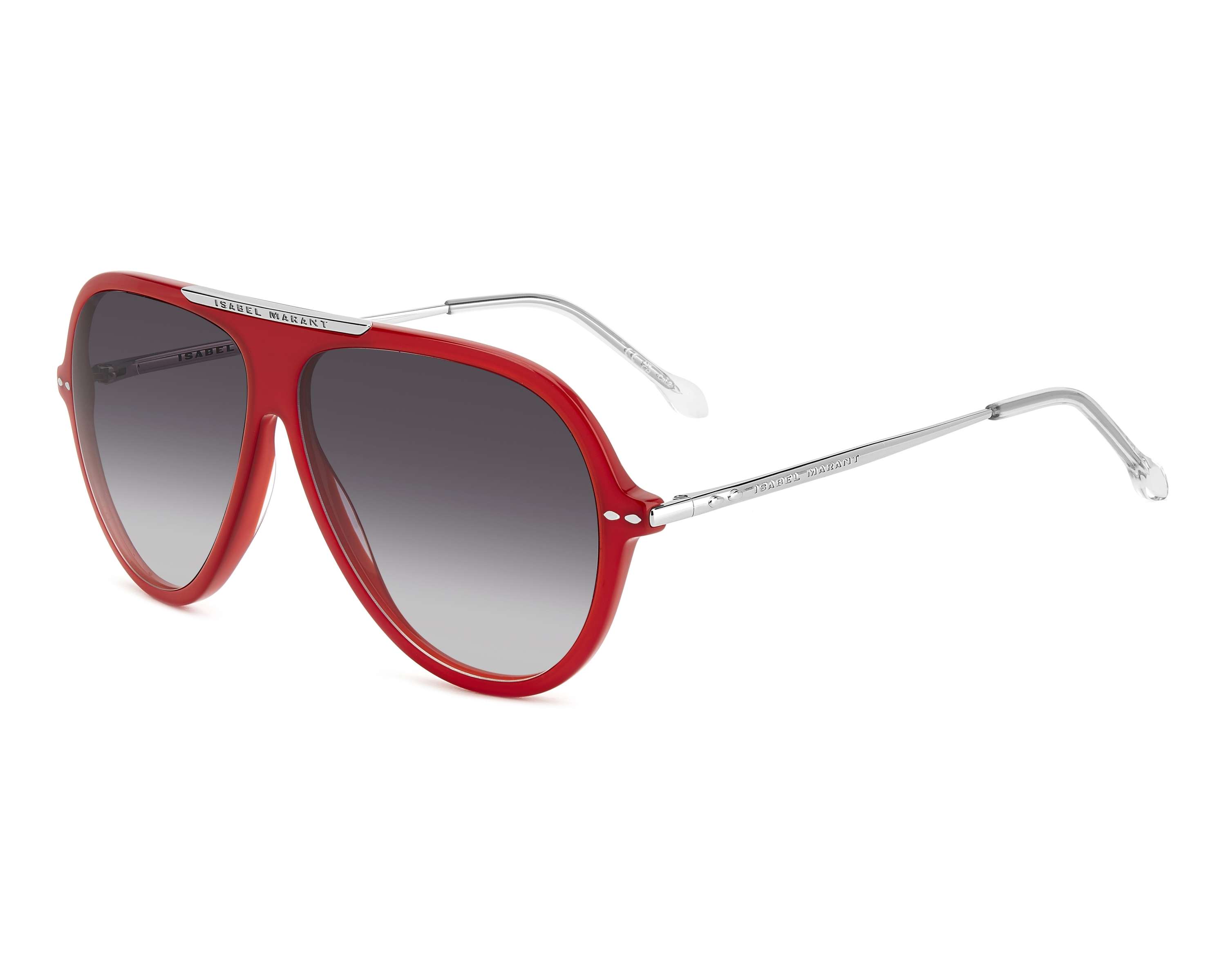 Isabel Marant Women’s 60mm Red Aviator Sunglasses ANEYA SUNGLASSES Woman shaded red-pink shaded | ISABEL  main image 3