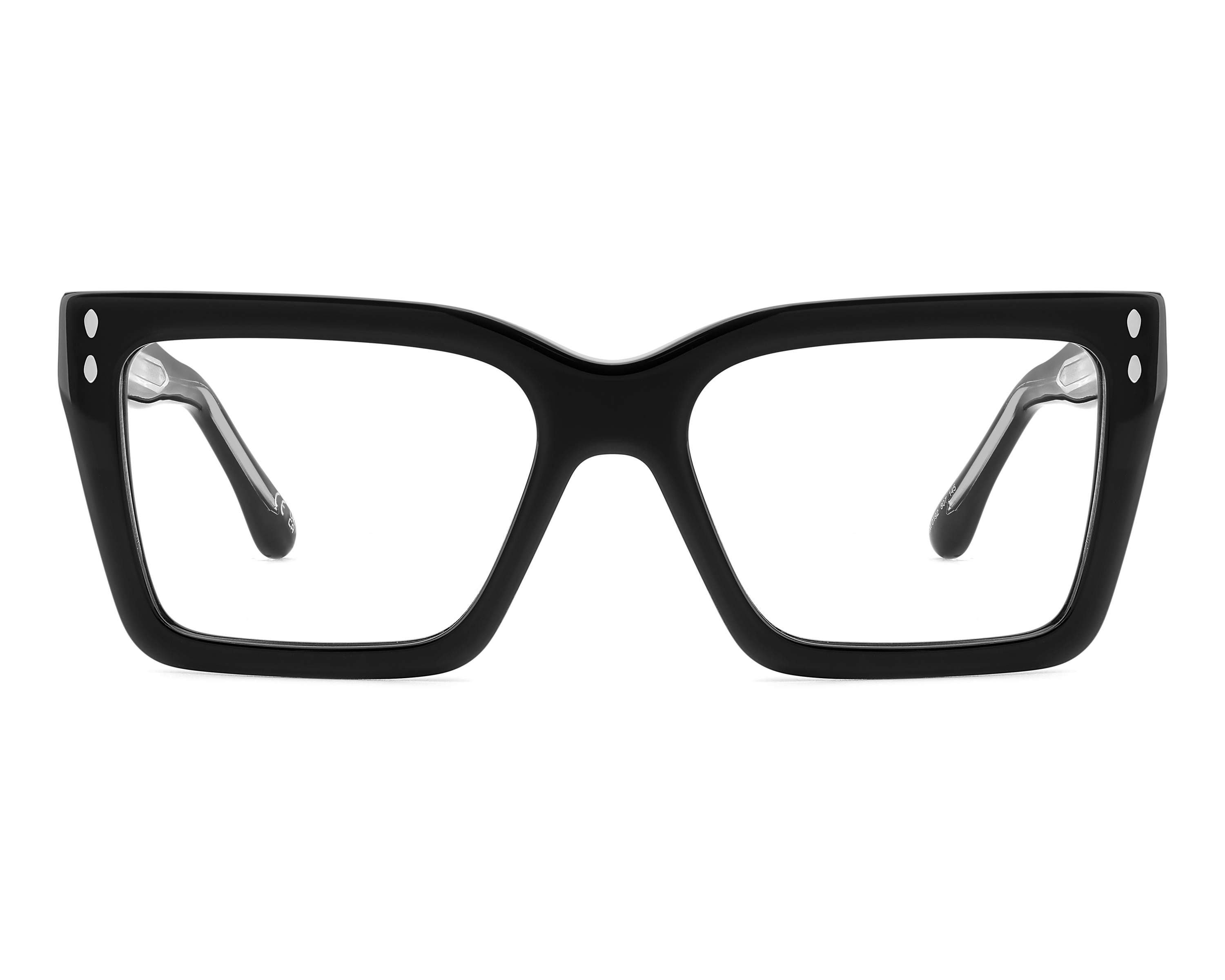 Isabel Marant Black and White Sunglasses with Chunky Frame Isabel Marant Geometric Sunglasses IM0107GS 807IR Black 53mm  main image 3