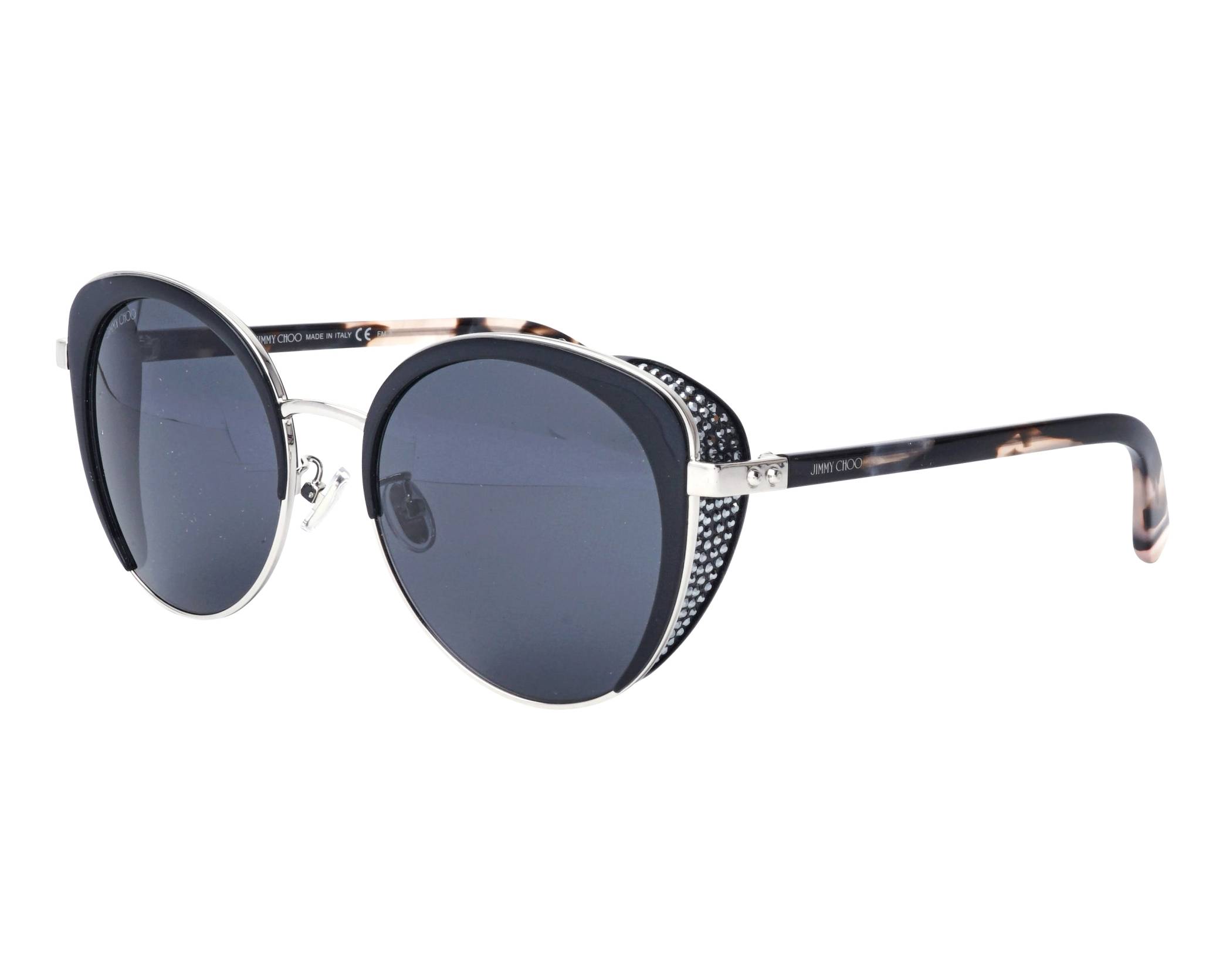 ジミーチュウ サングラス ブラック JIMMY CHOO ASTAR/F/S 807IR 54□19 
