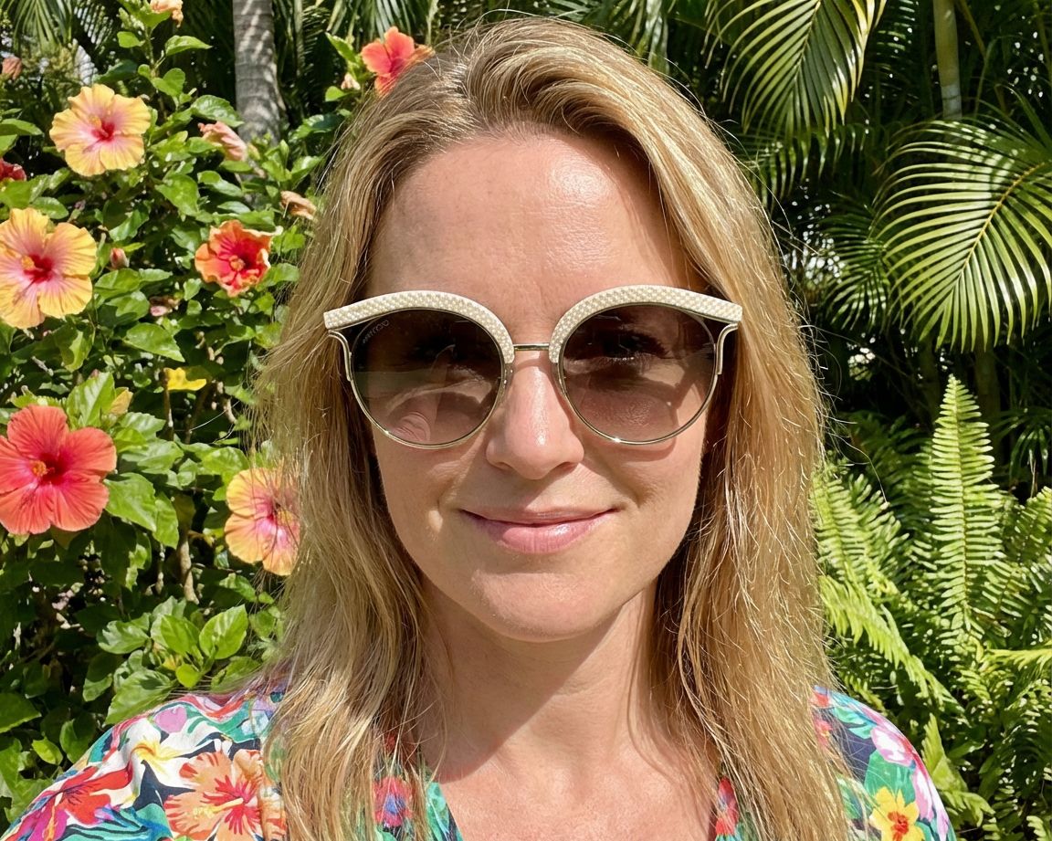 Jimmy Choo Sunglasses LASH-S PTF/JS