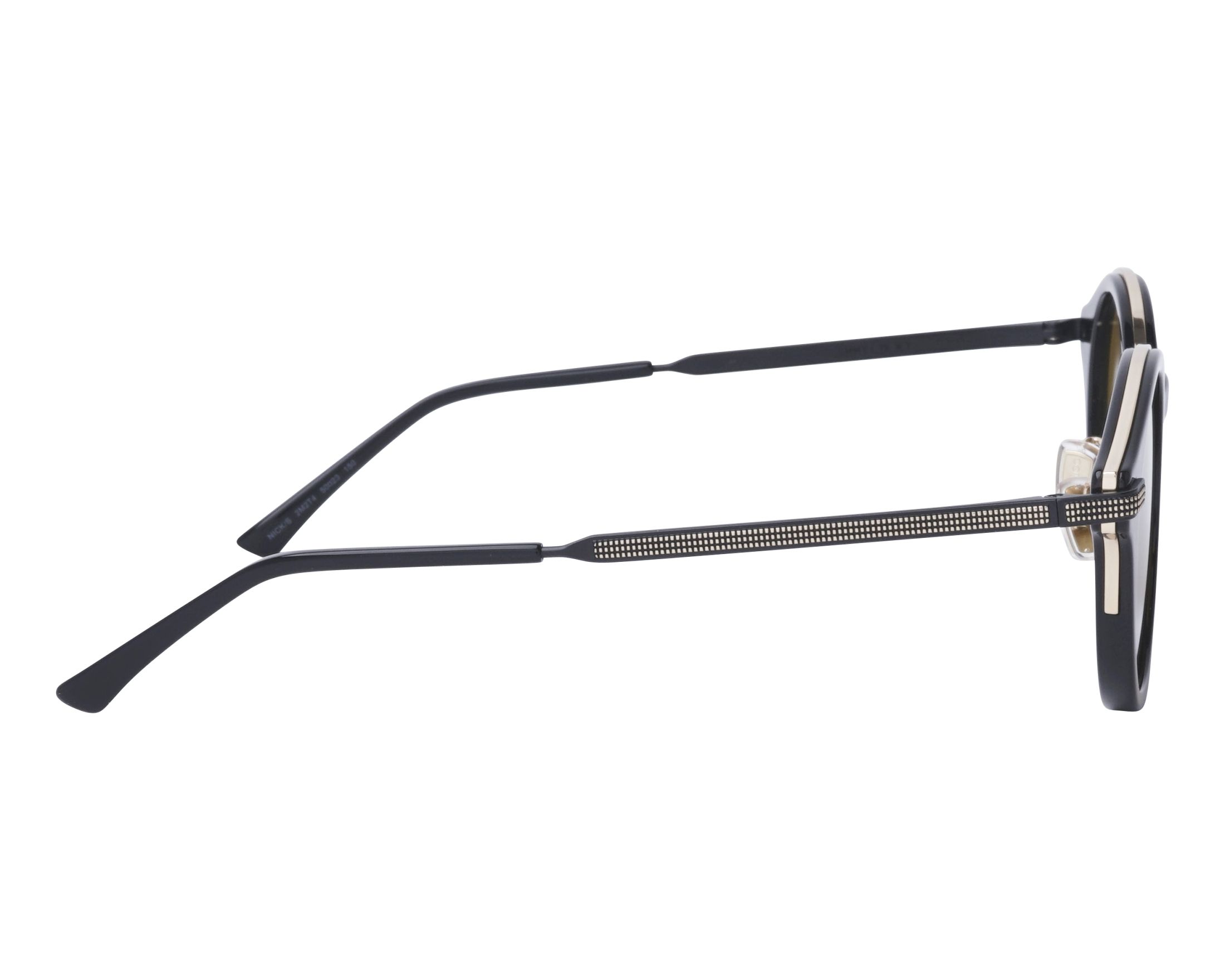 Jimmy Choo NICK-S 2M2/T4 50-23 Black Gold side view