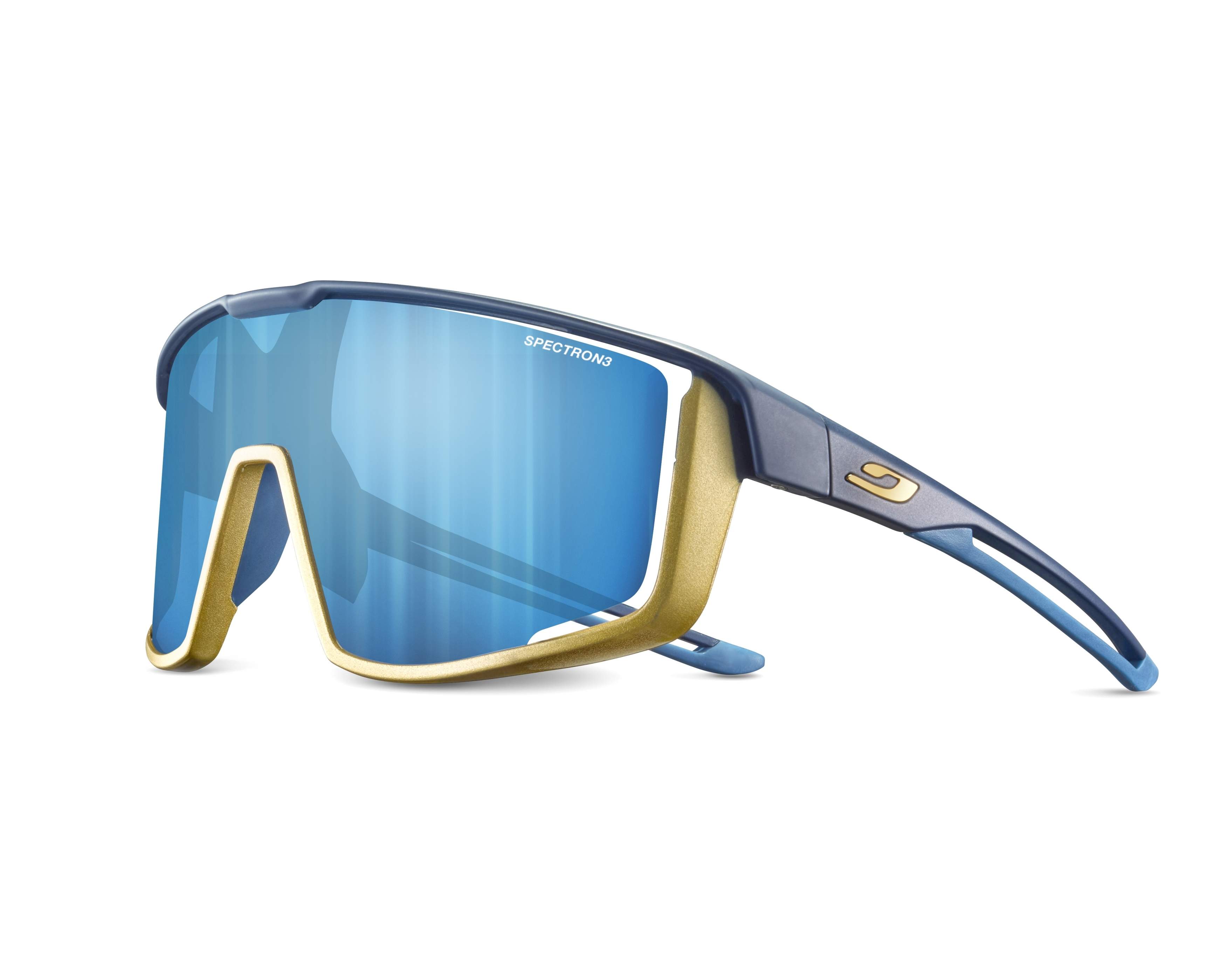 Lunettes De Soleil Julbo Fury S Enfant - Sportive Protection Panoramique, Adaptée Casque 8-12 Ans, Verres Spectron Anti-Buée