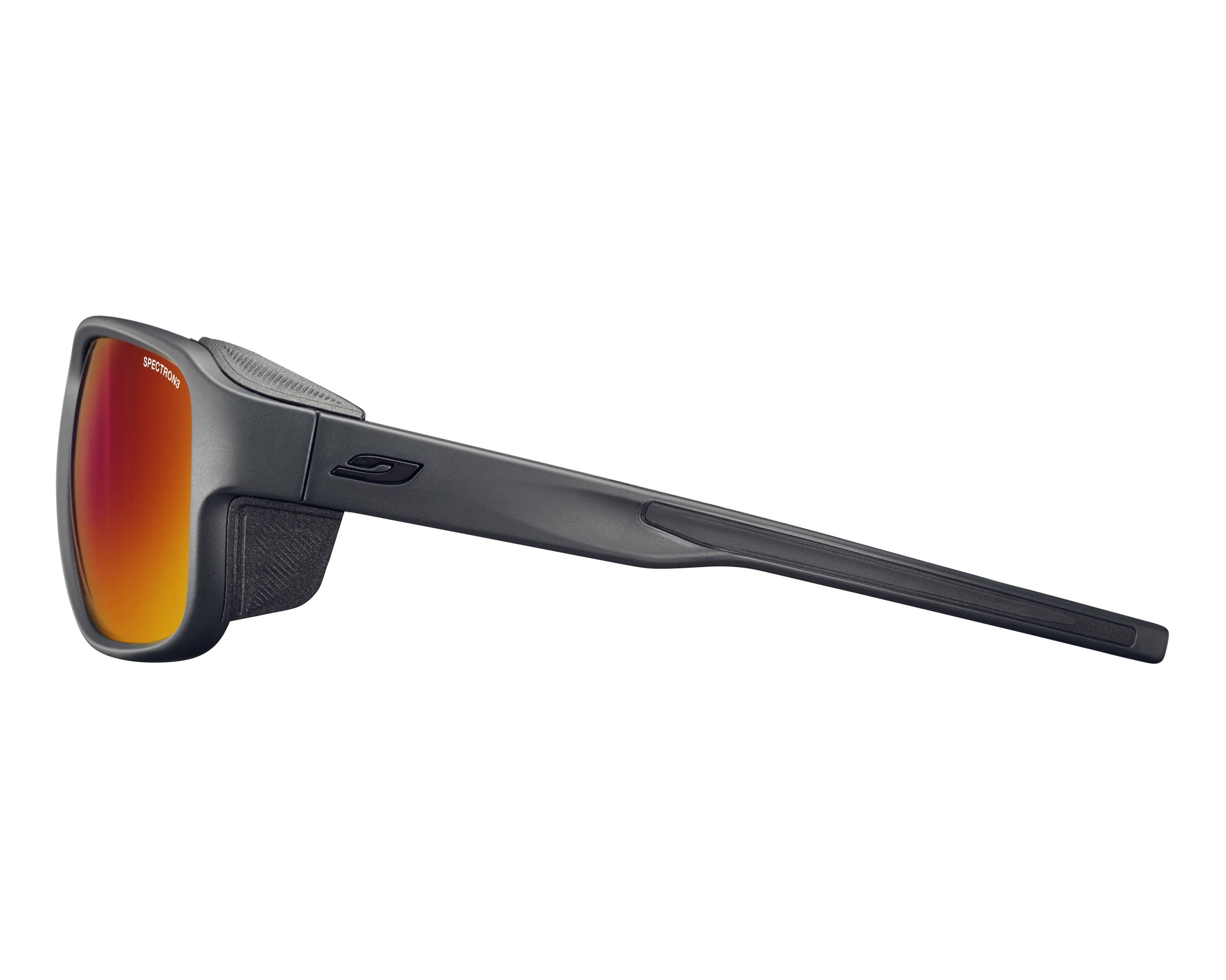 Julbo Montebianco 2 Occhiali Da Sole Uomo - Modello Sportivo Con Aste Grip Tech E Protezioni Laterali