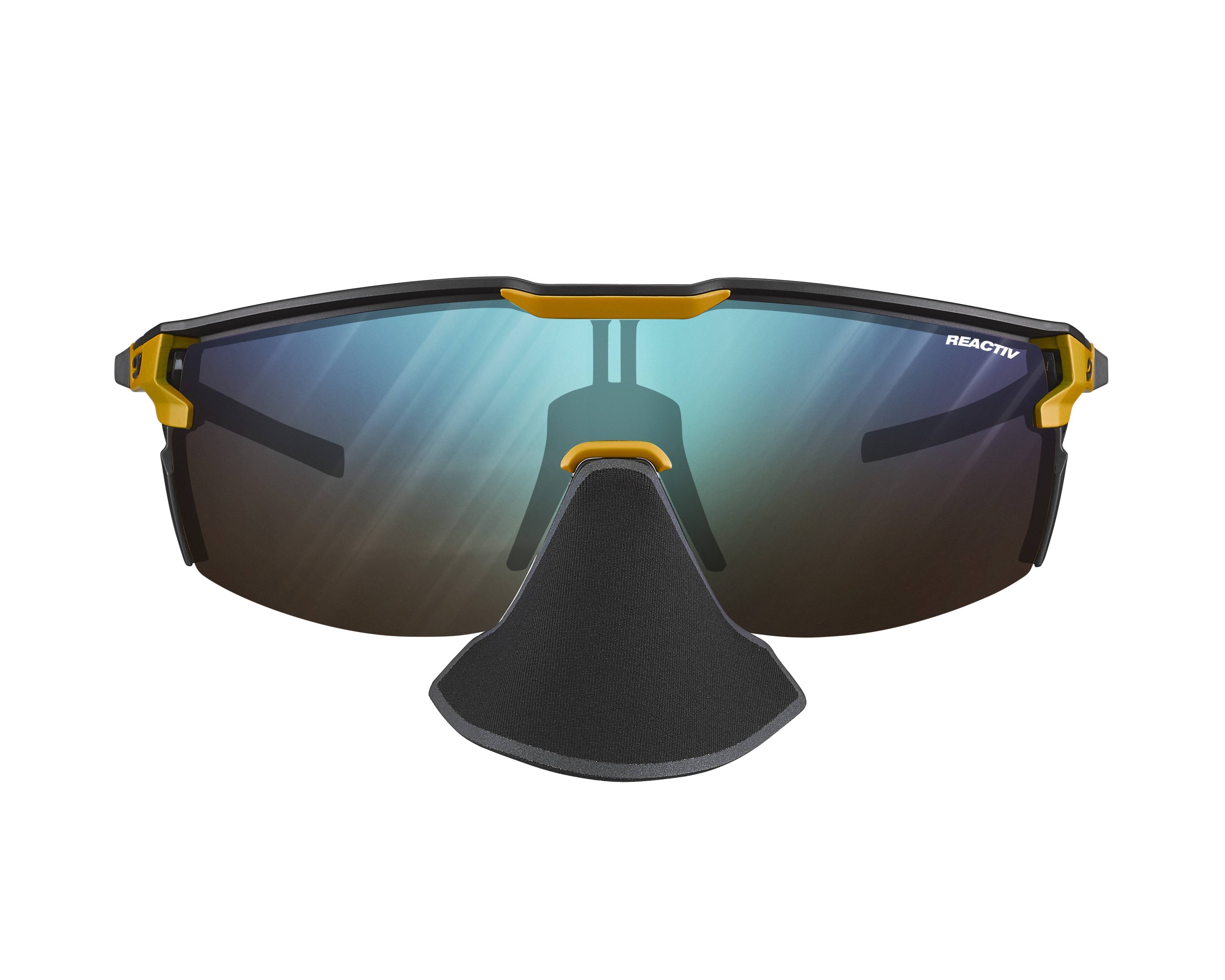 Lunettes Julbo Ovales Homme/femme Noir Et Rouge, Modèle V366, Fabrication Française