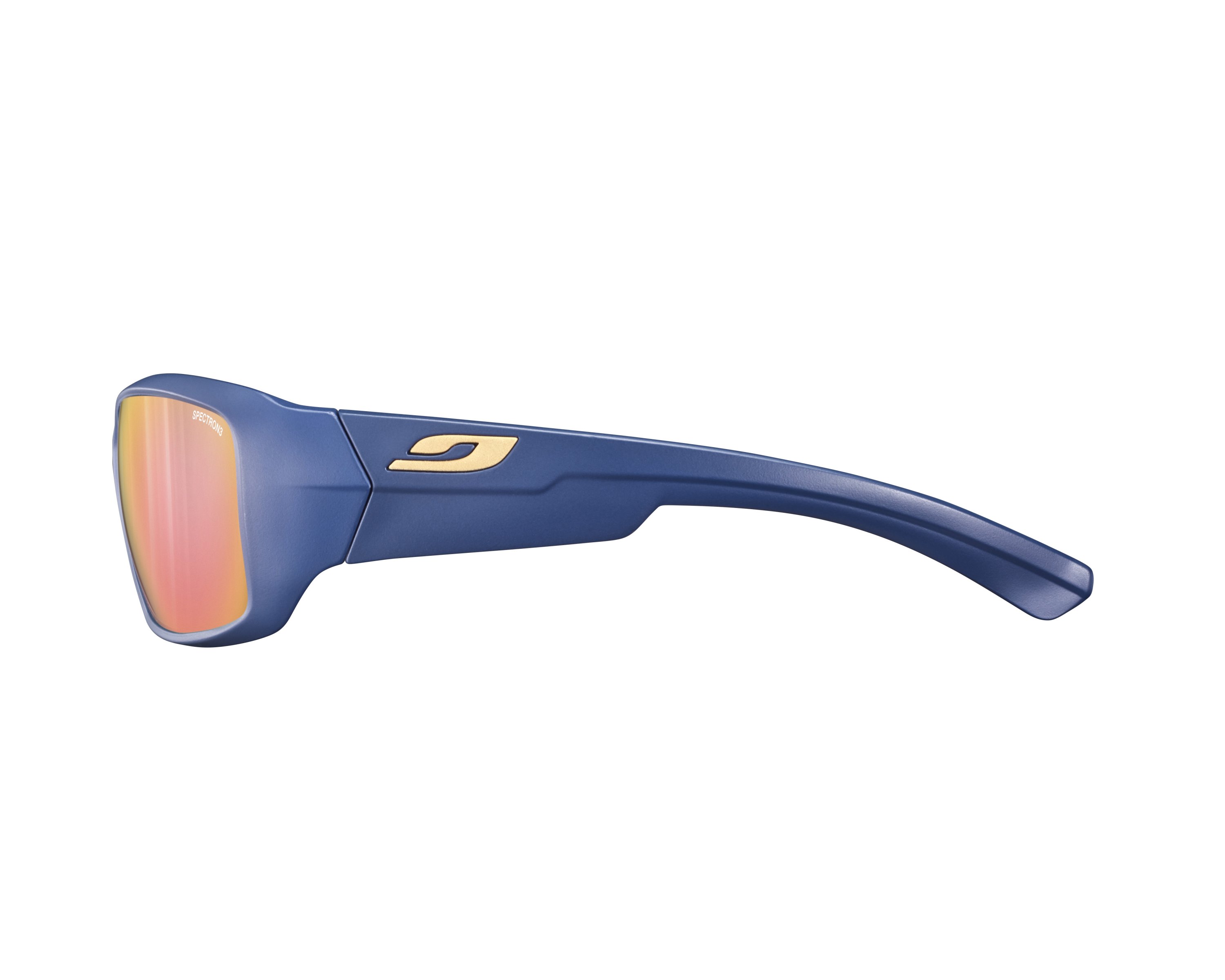 Julbo J400 1132 61-17 Blue Gold side view