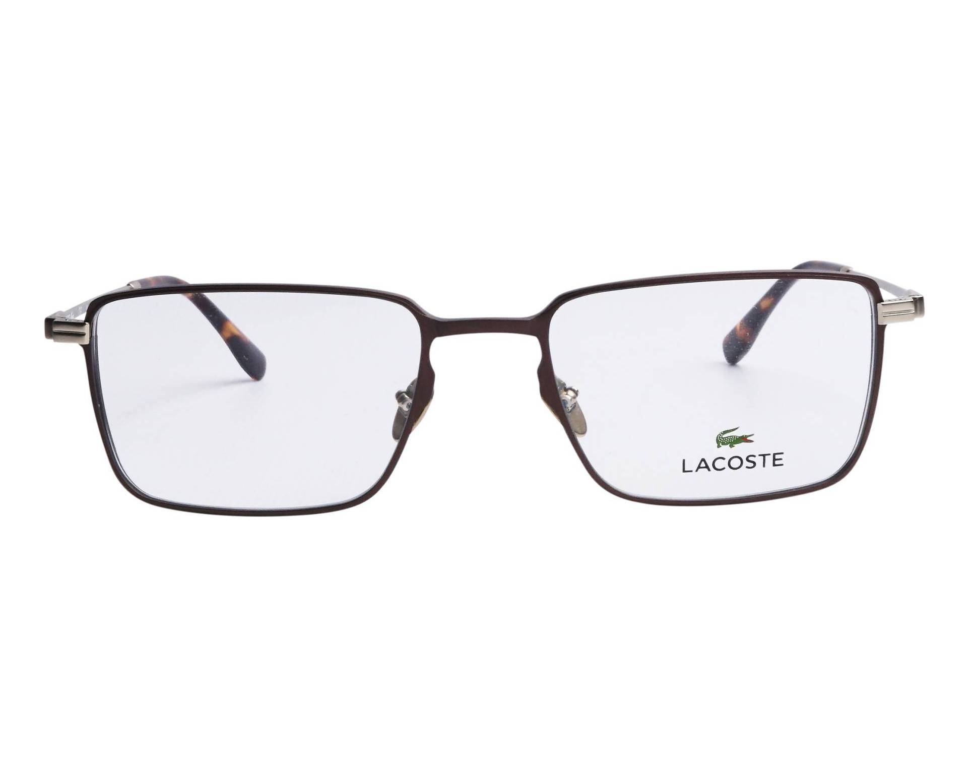 Lacoste L-2275E 210 - Bronze Gold walnut front view