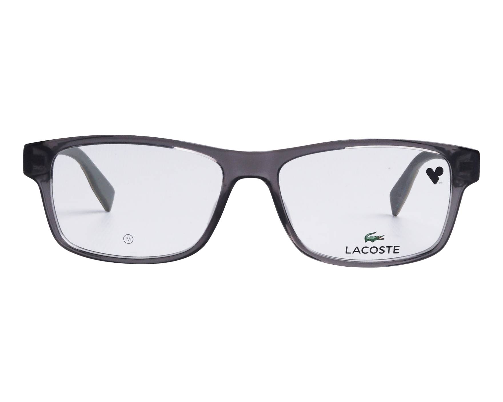 LACOSTE L2707 SMOKE GREY AND WHITE EYEGLASSES FRAME 53-15-145 Lacoste L2707N Eyeglasses | Select Eyewear main image 2