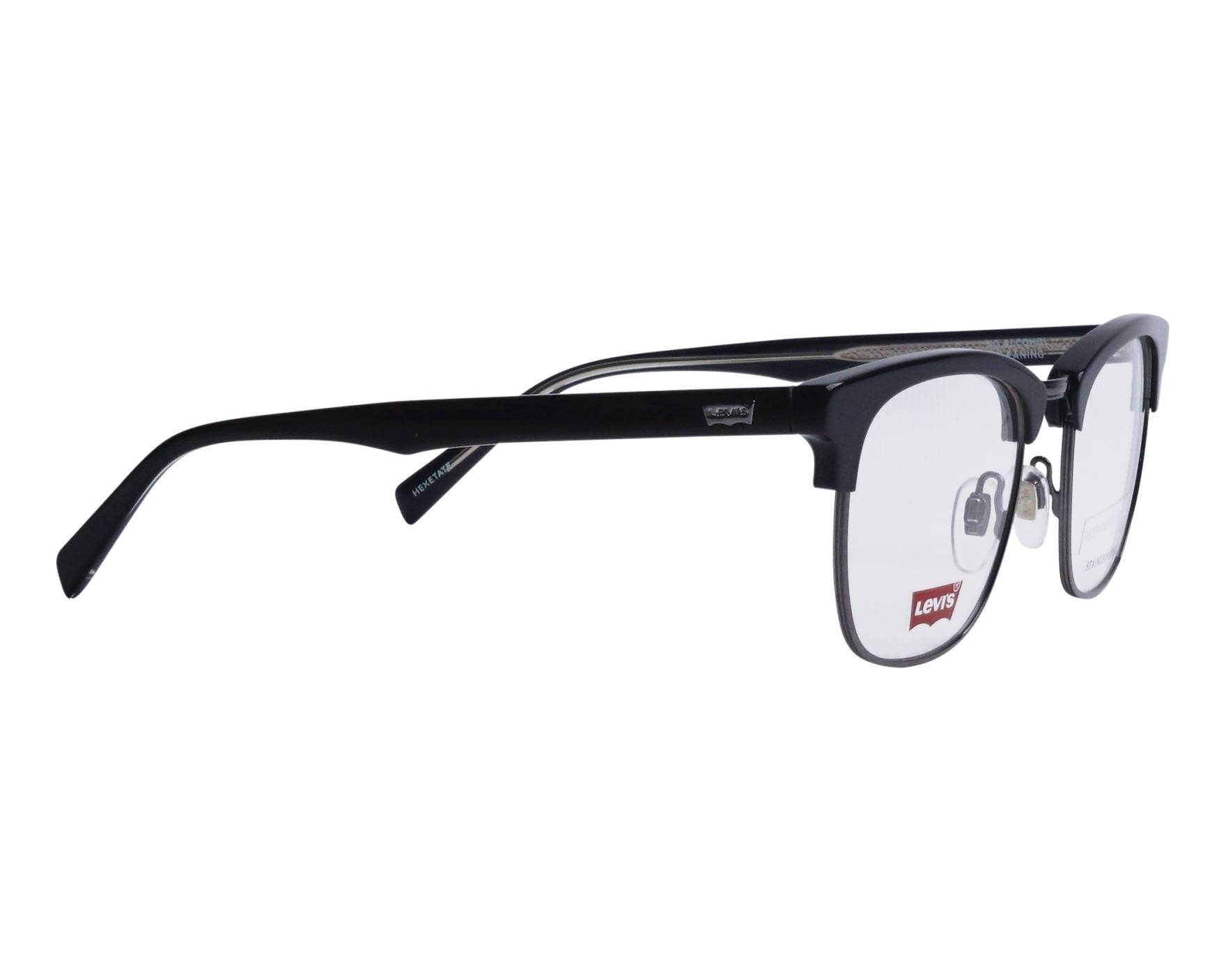 メガネ Levi's Glasses LV5006 807 l Round Black Horn Luxury Levi's LV 5006 807 glasses | Buy online now | SmartBuyGlasses US