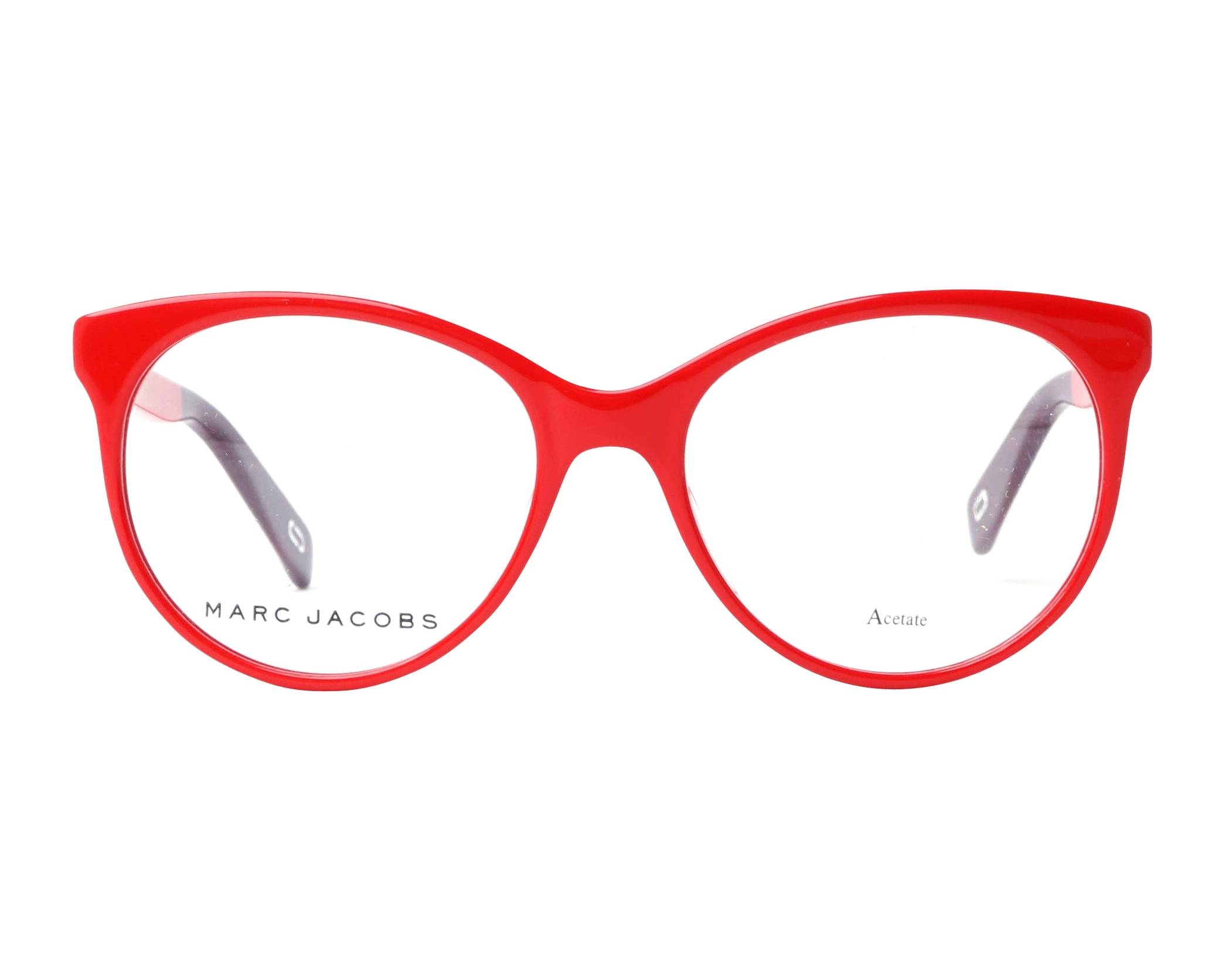 marc jacobs red glasses