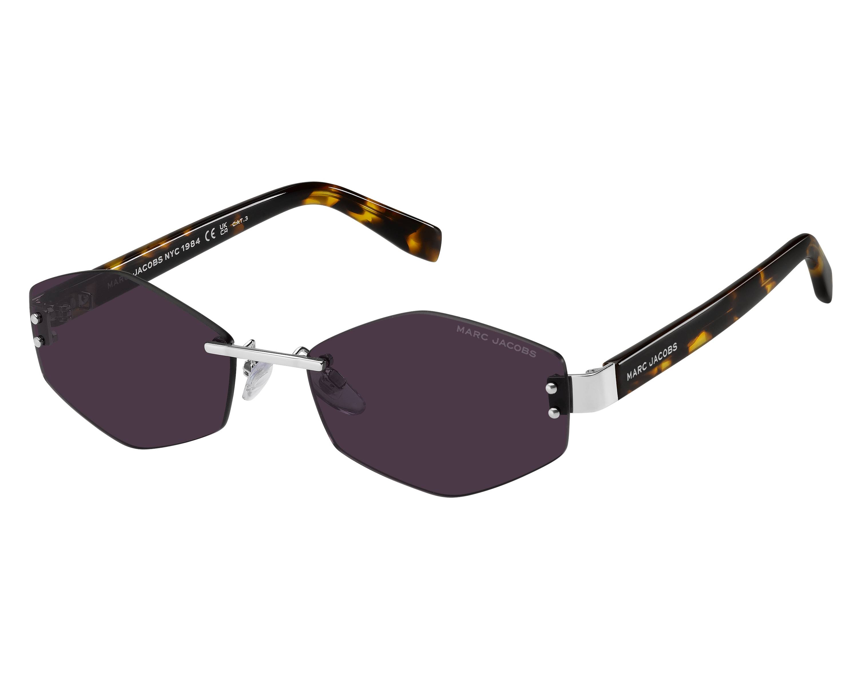 Marc Jacobs Black and Purple Sunglasses (No Case) Marc Jacobs Purple Sunglasses for Women for sale | eBay main image 2