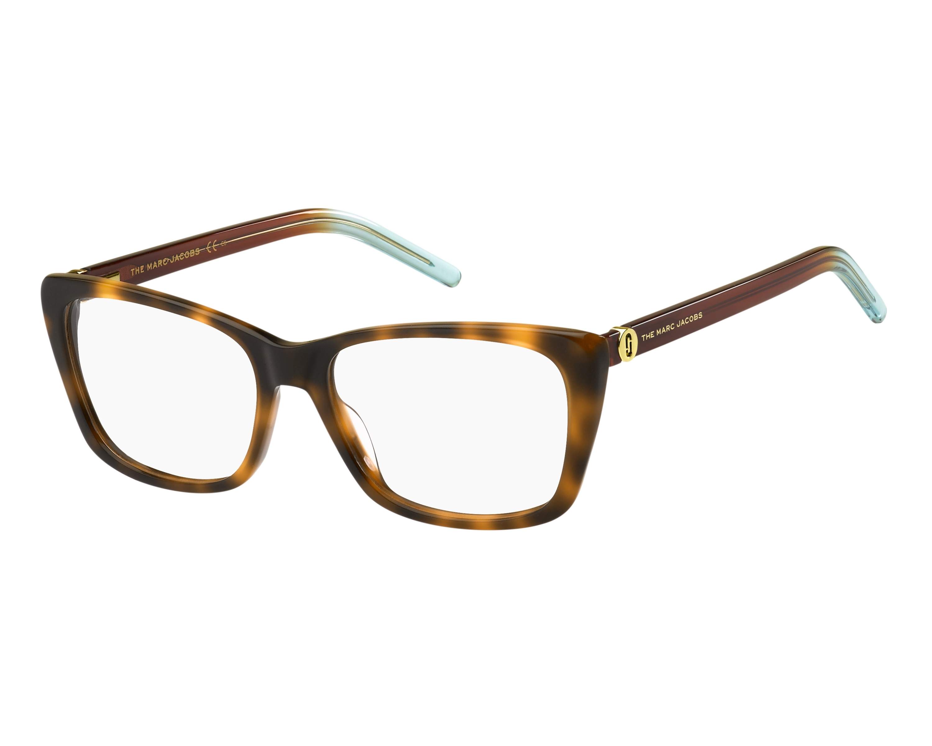 Marc Jacobs 長方形フレムメカネ MARC598 ISKHAVANAAZURE Marc Jacobs Glasses MARC-598 ISK