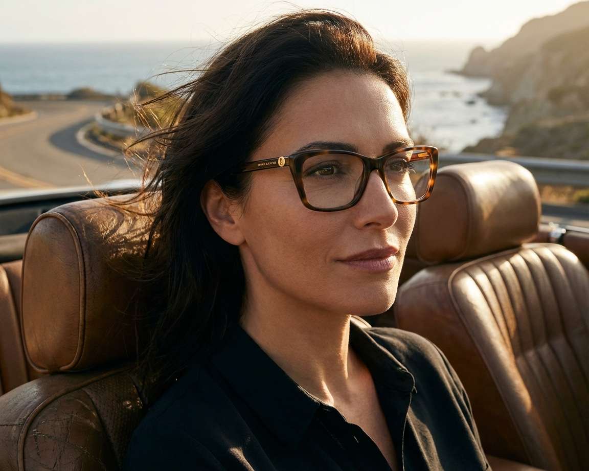 Marc Jacobs MARC-598 ISK 54-16 Havana Azure 360 degree view 7