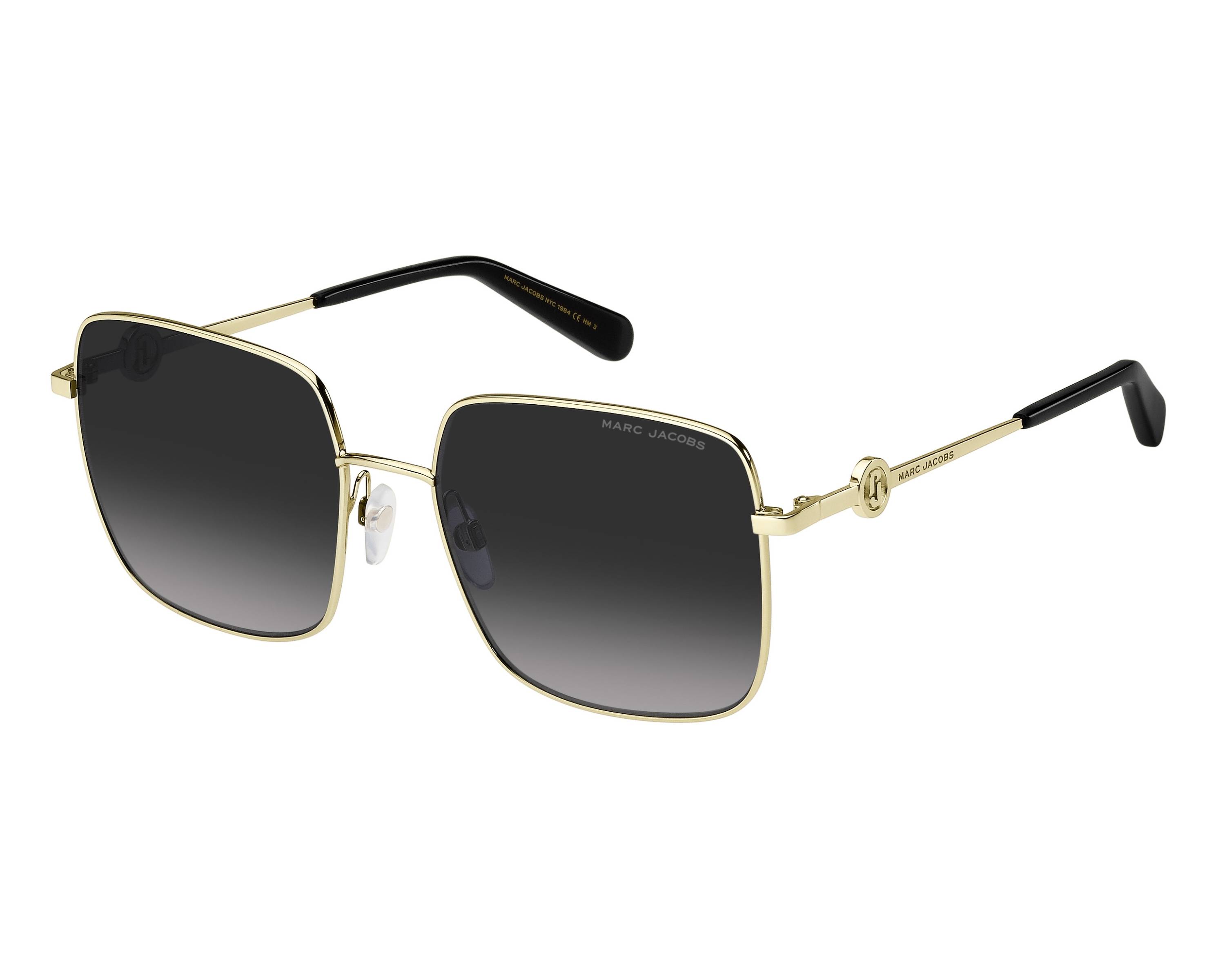 Marc jacobs outlet black aviator sunglasses