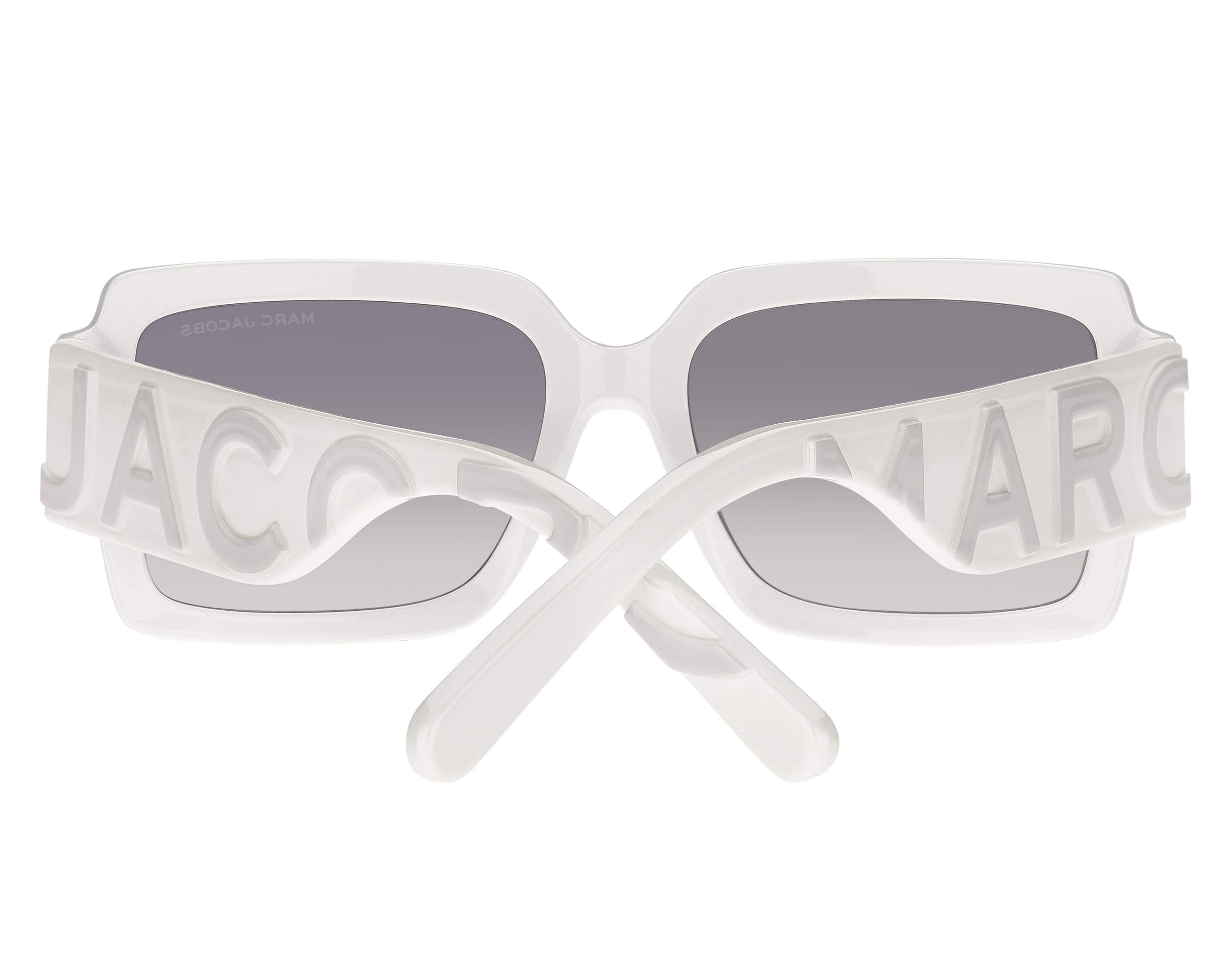 Marc Jacobs The J Marc Square Framed Sunglasses-‎ White/Grey Marc Jacobs Unisex Square Sunglasses Gradient Grey – Watches  main image 3