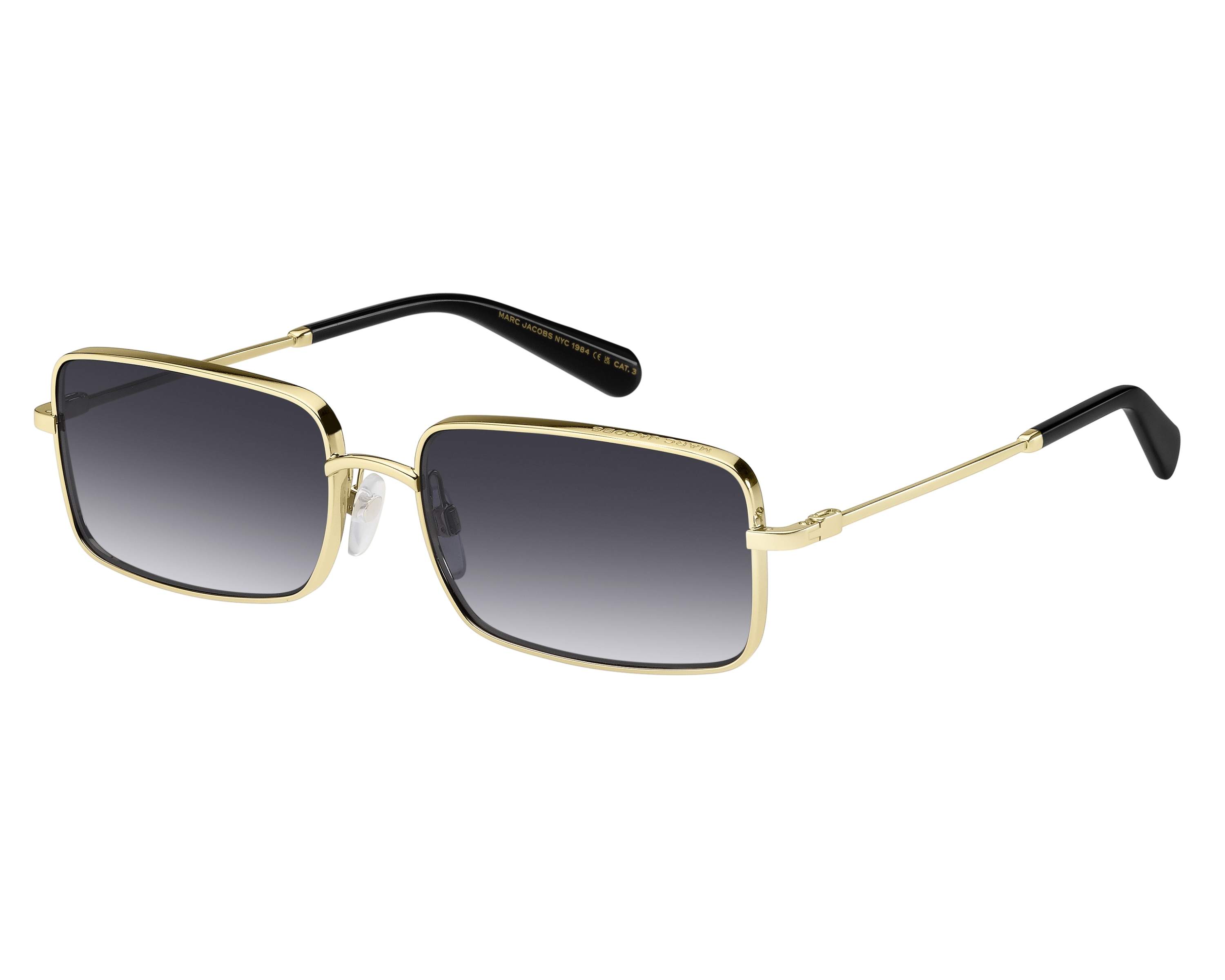 Marc Jacobs Gold Frame Sunglasses with Black Gradient Lenses Marc Jacobs Sunglasses MARC-806-S RHL/IR main image 4
