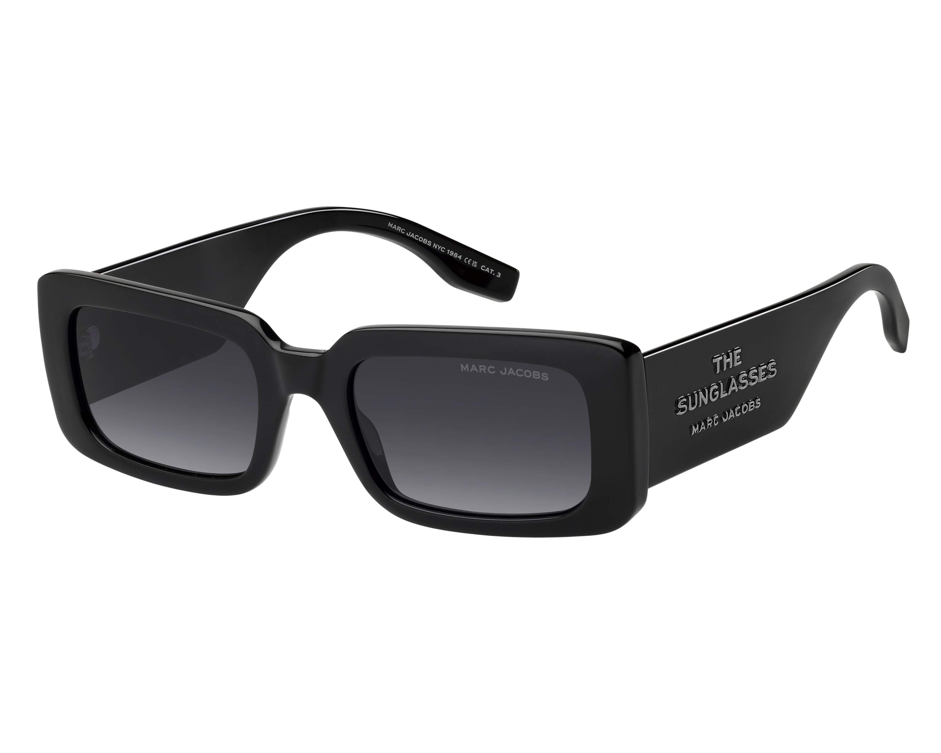 まゆげ　CGRY／BLK M KENSINGTON SM CAT-EYE Black Acetate Sunglasses by Kurt Geiger London