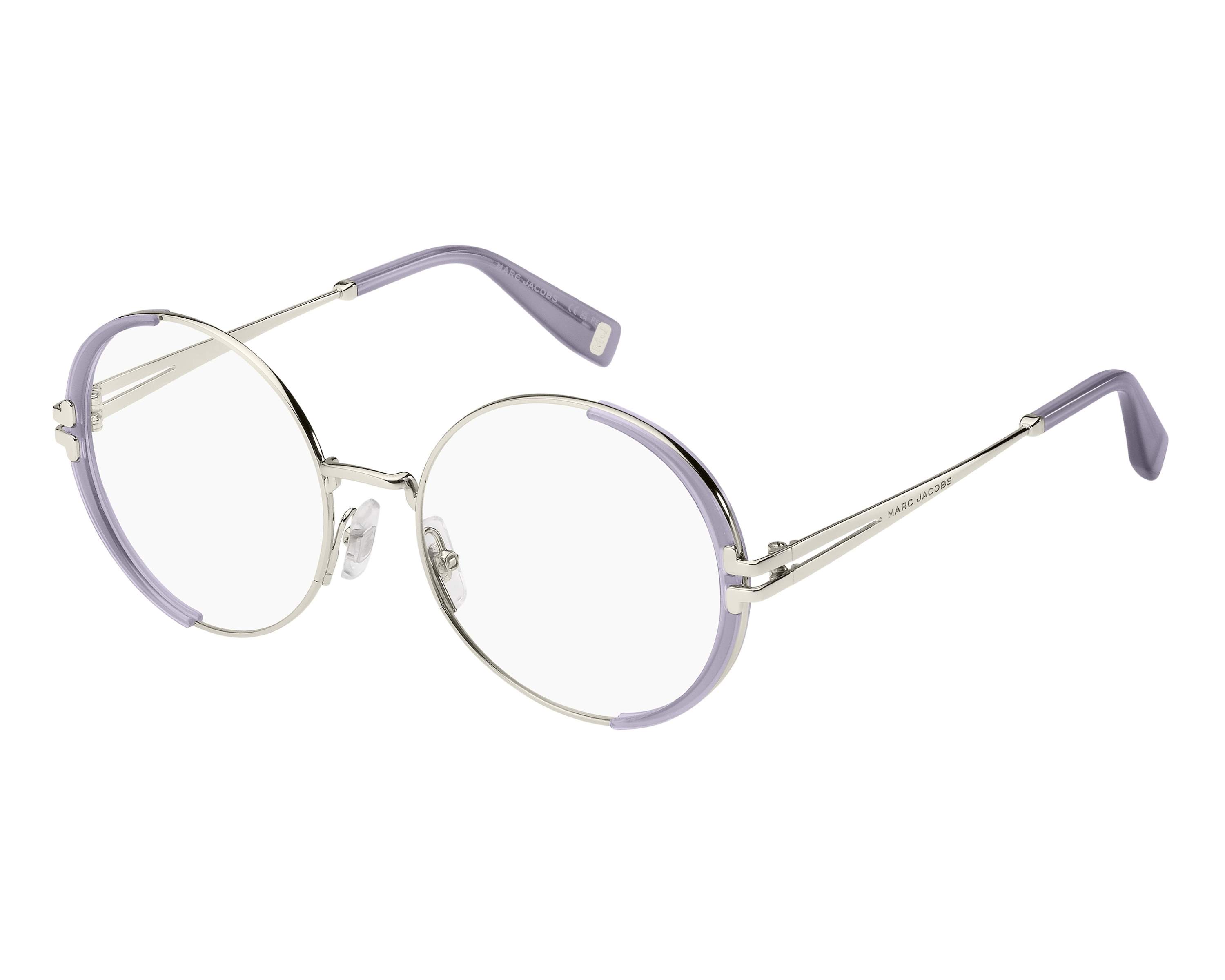 Marc Jacobs 55 mm‎ women\'s violet glitter eyeglasses frames Marc Jacobs Glasses MARC-691 B3V main image 2