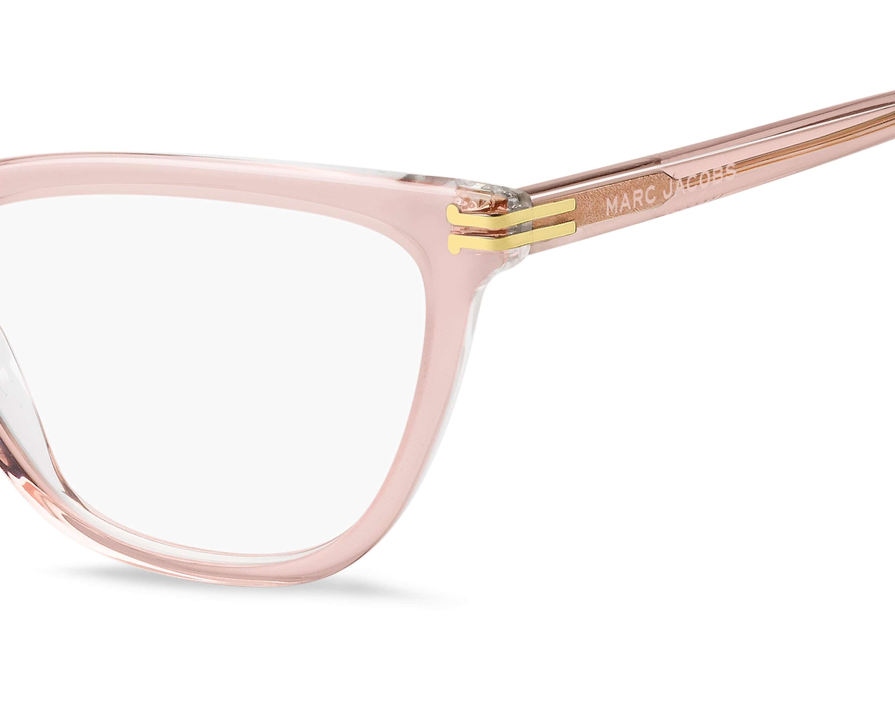 Marc Jacobs Pink and Brown ombre Cat-Eye Glasses Brown Clear Ombre Cat-eye Glasses #P283615 | Zenni Optical main image 3