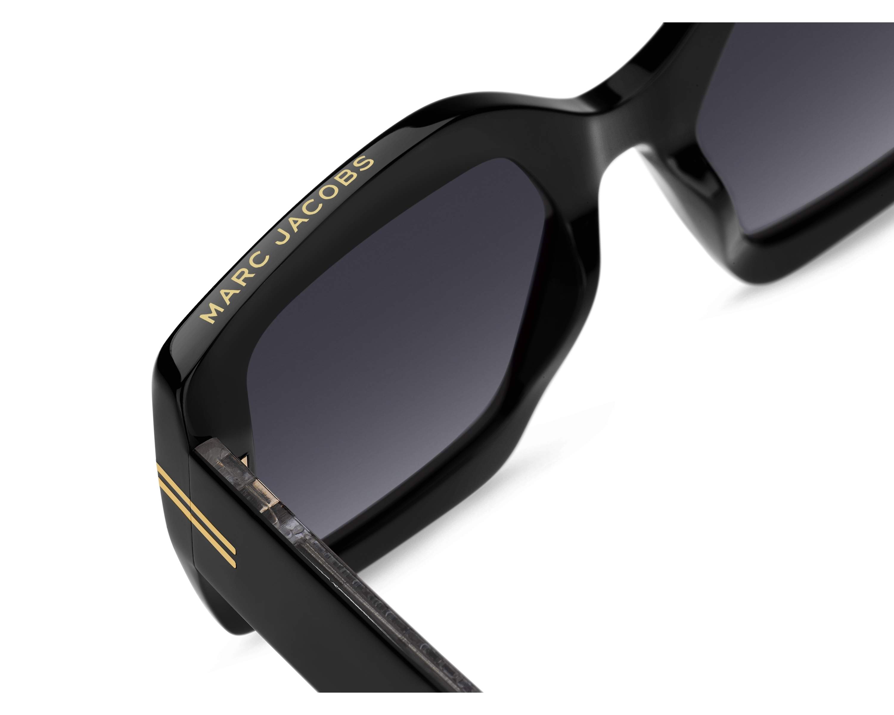 Marc Jacobs Geometric Sunglasses MJ 1109/S 086HA Havana/Black 53mm New Marc Jacobs MJ 1099/S 0086 HA Dark Havana/Brown Gradient  main image 2