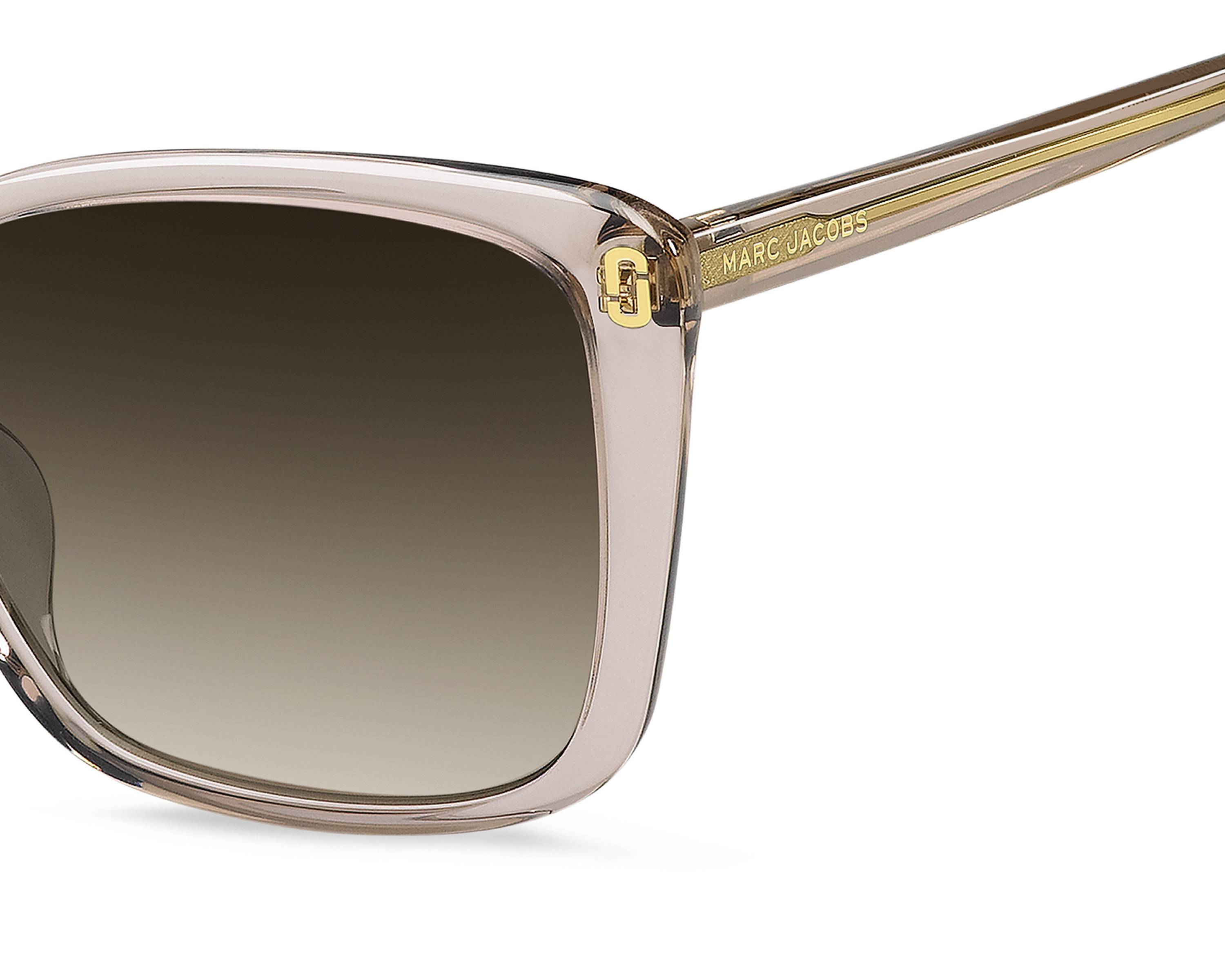 Marc Jacobs MJ 1079/S 024S HA Sunglasses Gold Geometric Frame, Brown Lenses Marc Jacobs Sunglasses MJ-1127-G-S D1U/HA main image 3