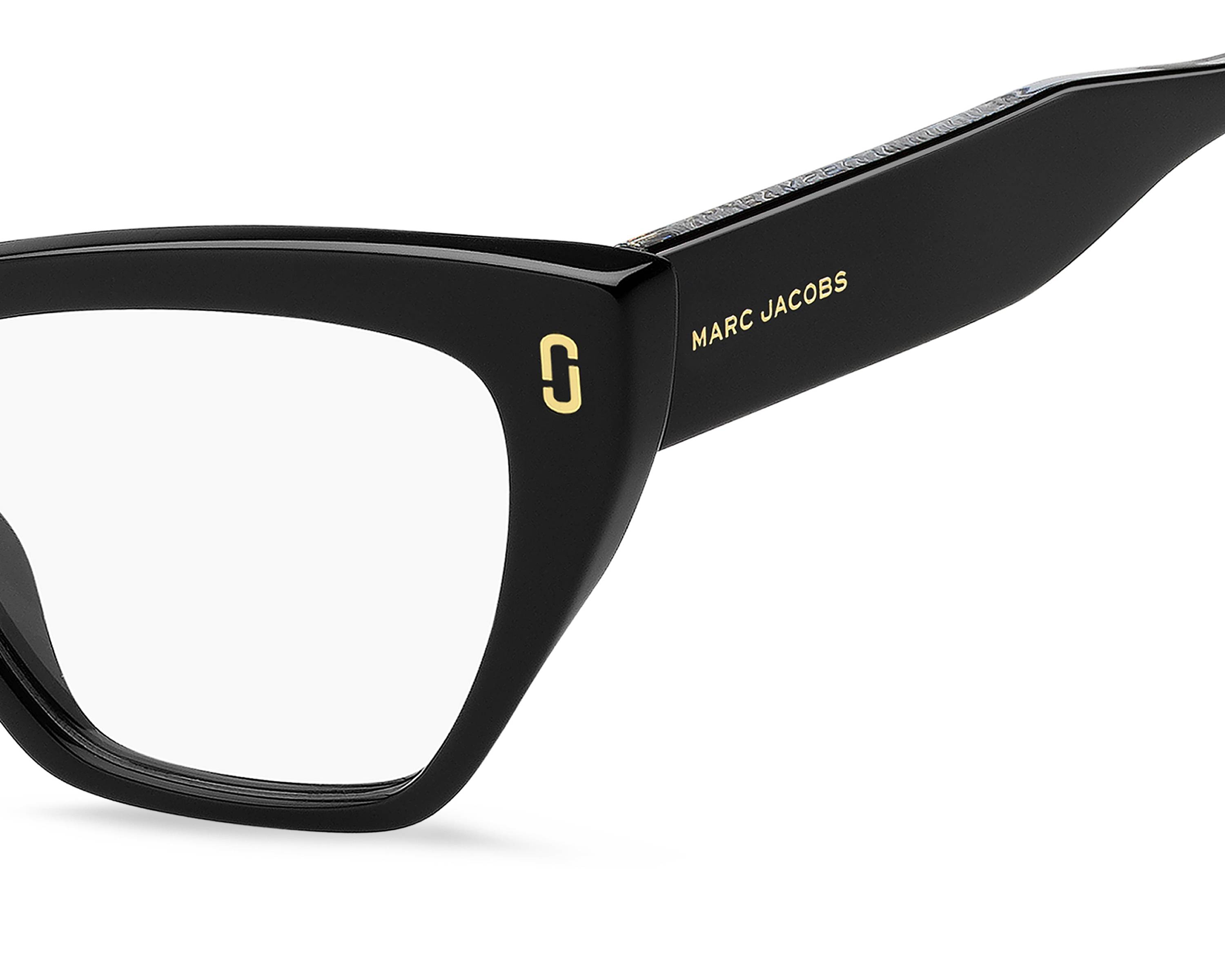 Marc Jacobs 1129 Burgundy Square Acetate Optical Glasses with Gold Accents Marc Jacobs Red Eyeglass Frames for sale | eBay main image 3
