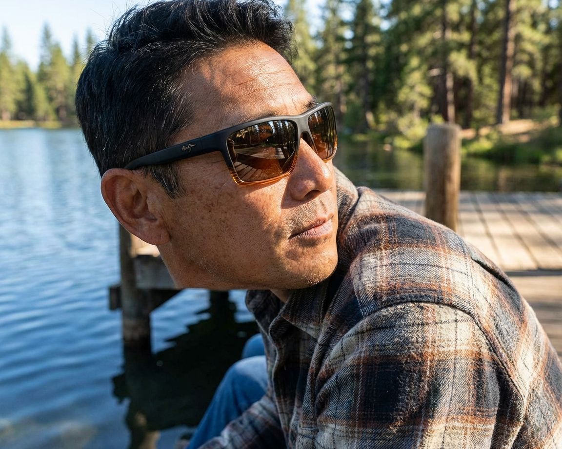 マロチ Maui Jim Ho'okipa MJ 407N 10 Tortoise Brown Frame + HCL Bronze