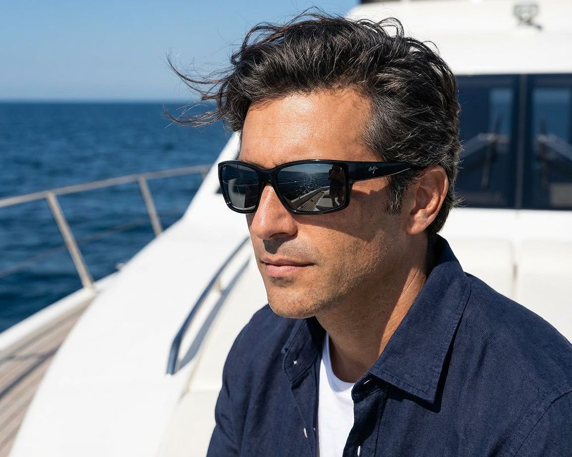 話題の人気 Maui Jim ウェリントン スポーツ y2k モード サングラス