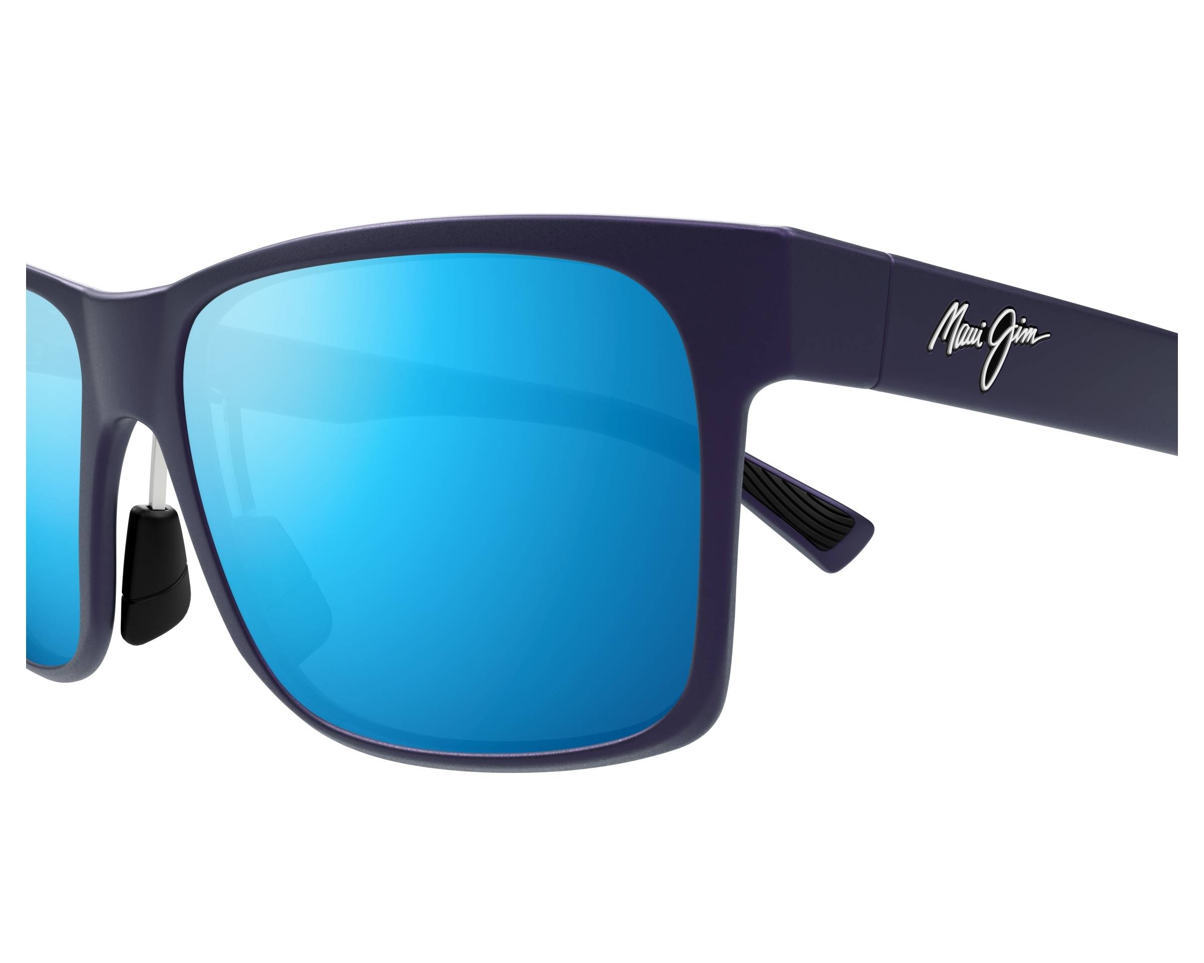 まい Maui Jim Amberjack XL (60 - 18) with Blue lenses and Black frame