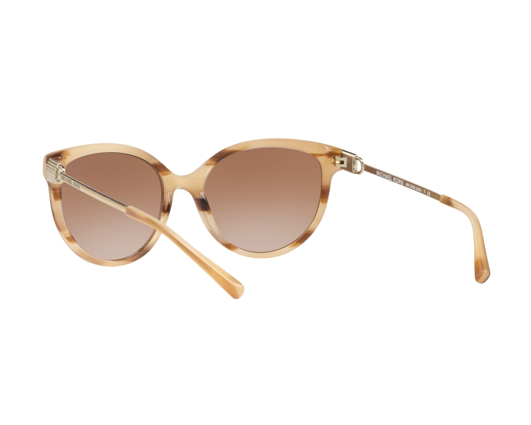 Michael Kors MK-2052 329113 55-18 Havana Gold 360 degree view 6