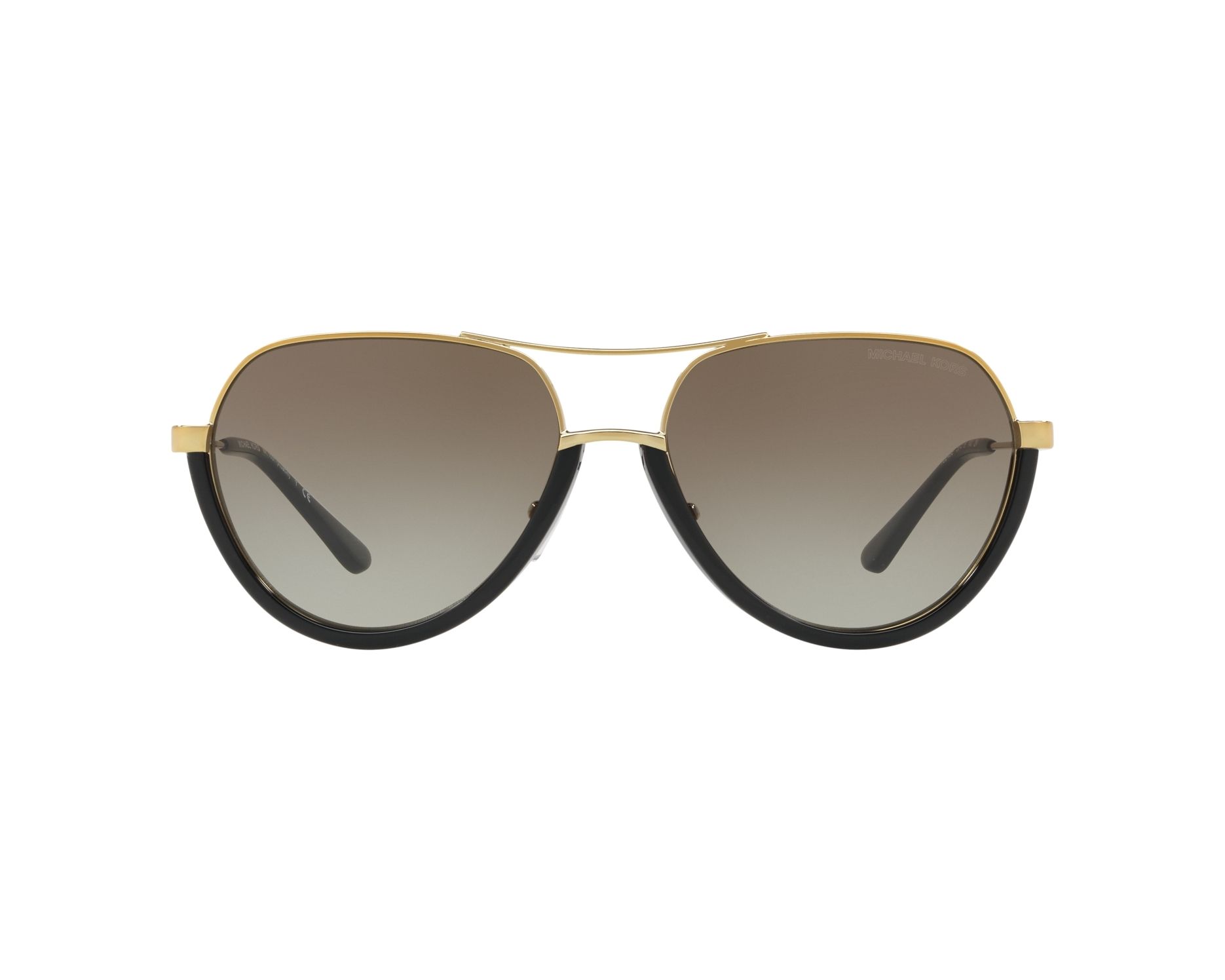 Michael Kors MK-1031 10248E 58-16 Gold Black 360 degree view 1