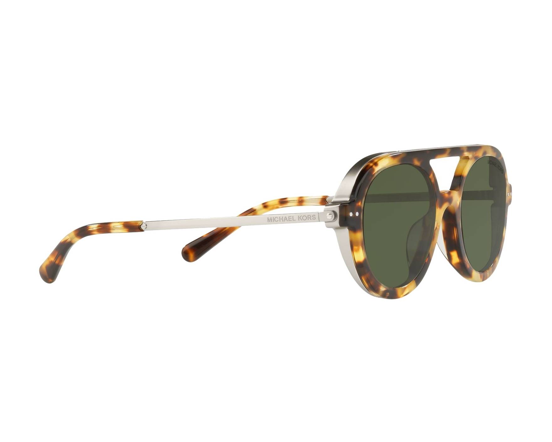 Michael Kors MK-1042-U 302871 49-20 Havana Silver 360 degree view 11