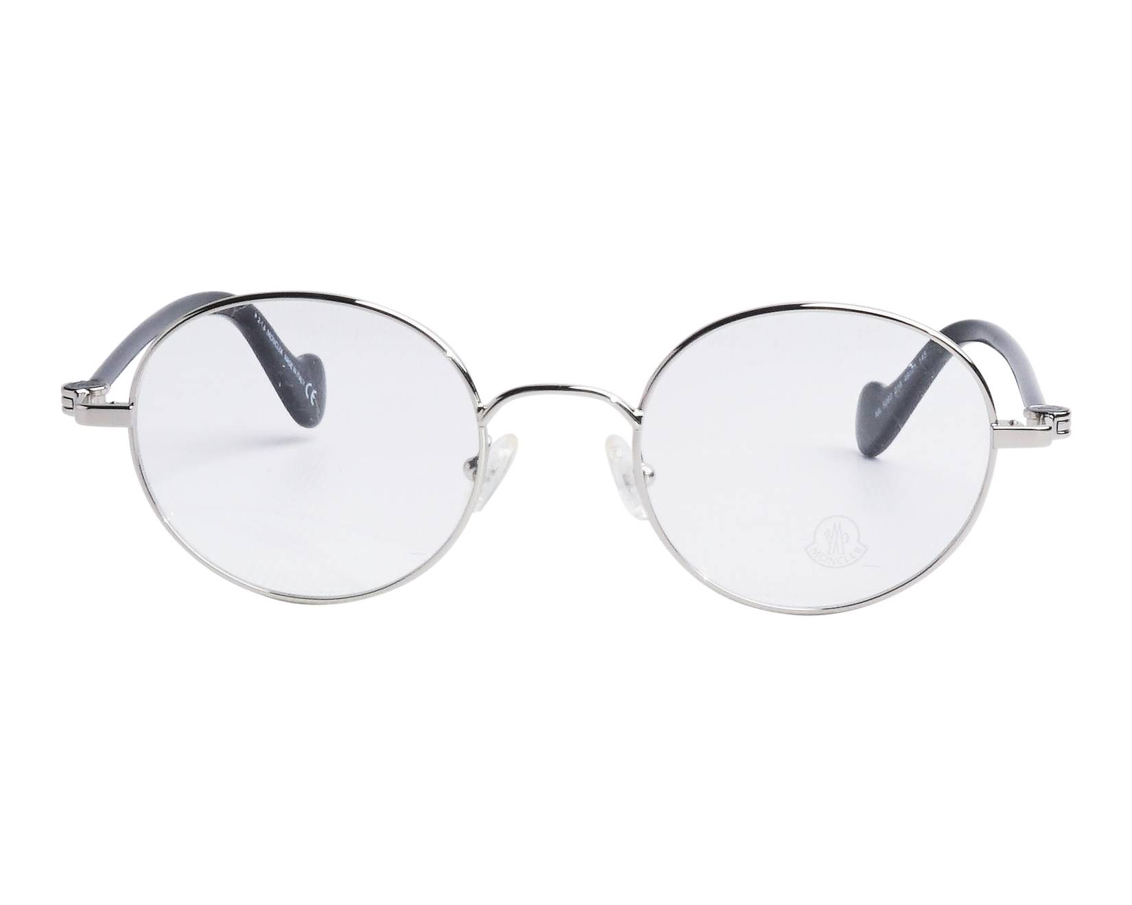 メガネ Moncler Glasses ML5062 016 Round Silver l Frame Moncler Glasses ML5062-V 016