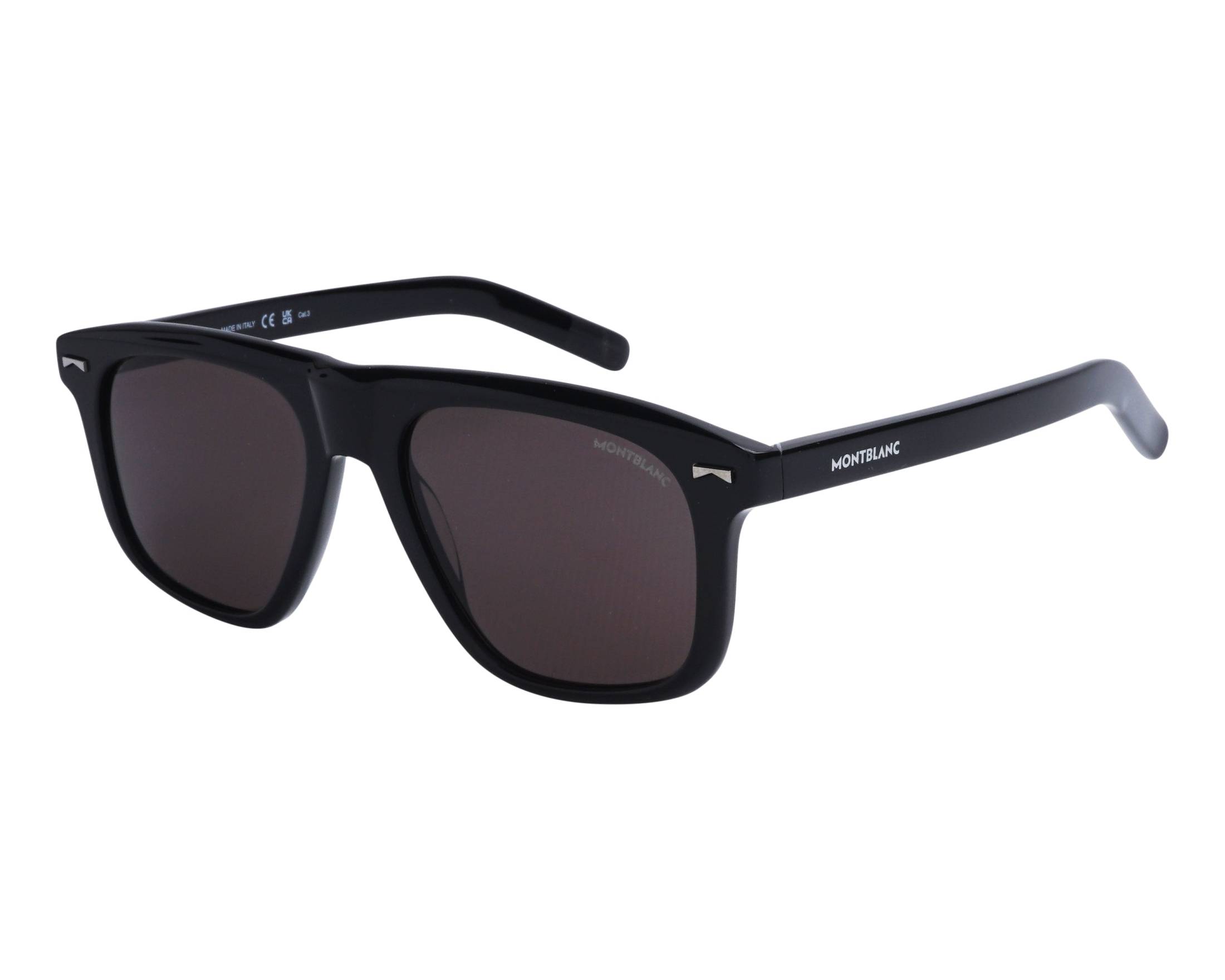 NWT MONT BLANC  MB0097S 001 Sunglasses Sunglasses Montblanc MB0097S - Mia Burton main image 3