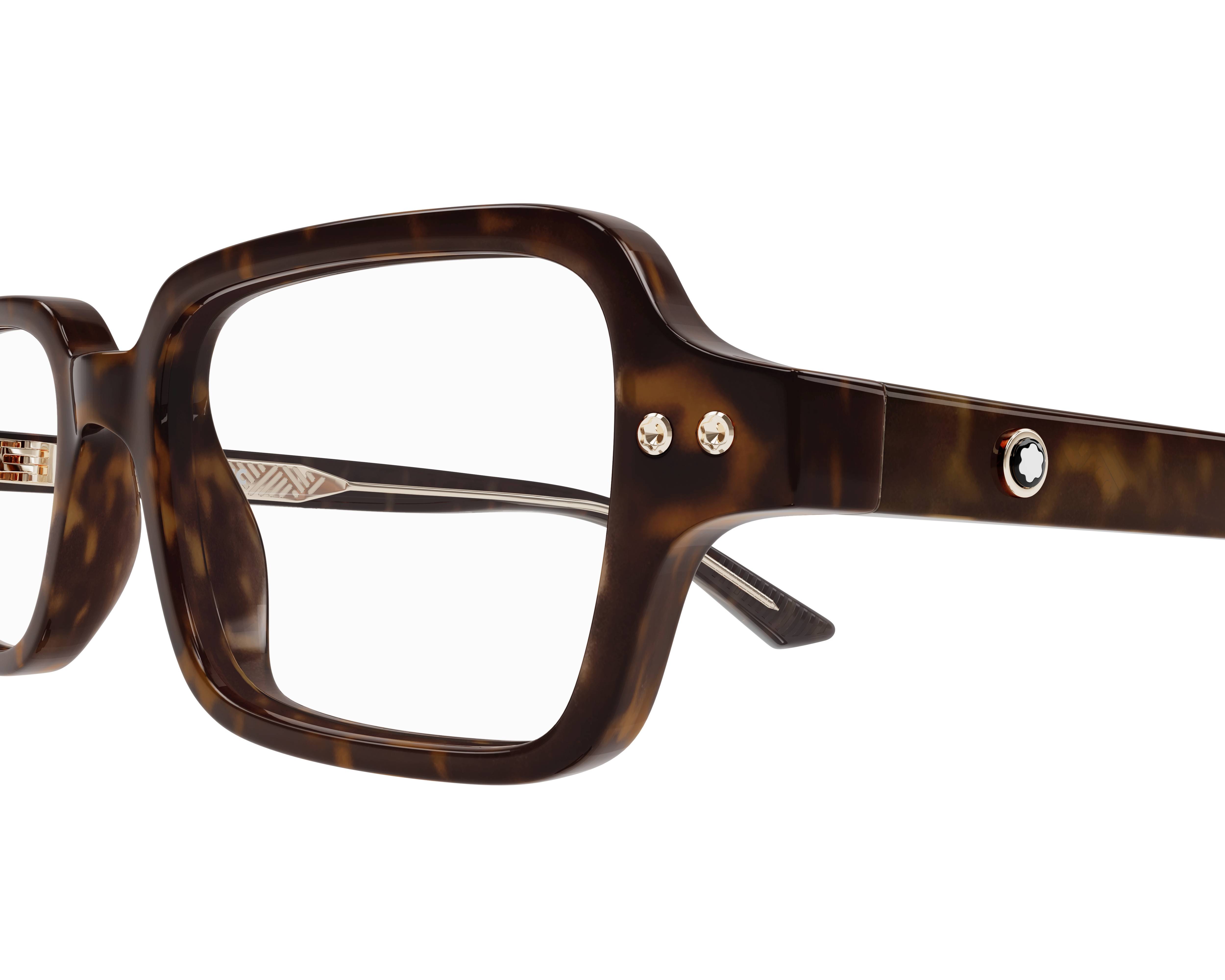 Mont Blanc MB0257O 002 - Havana  side view
