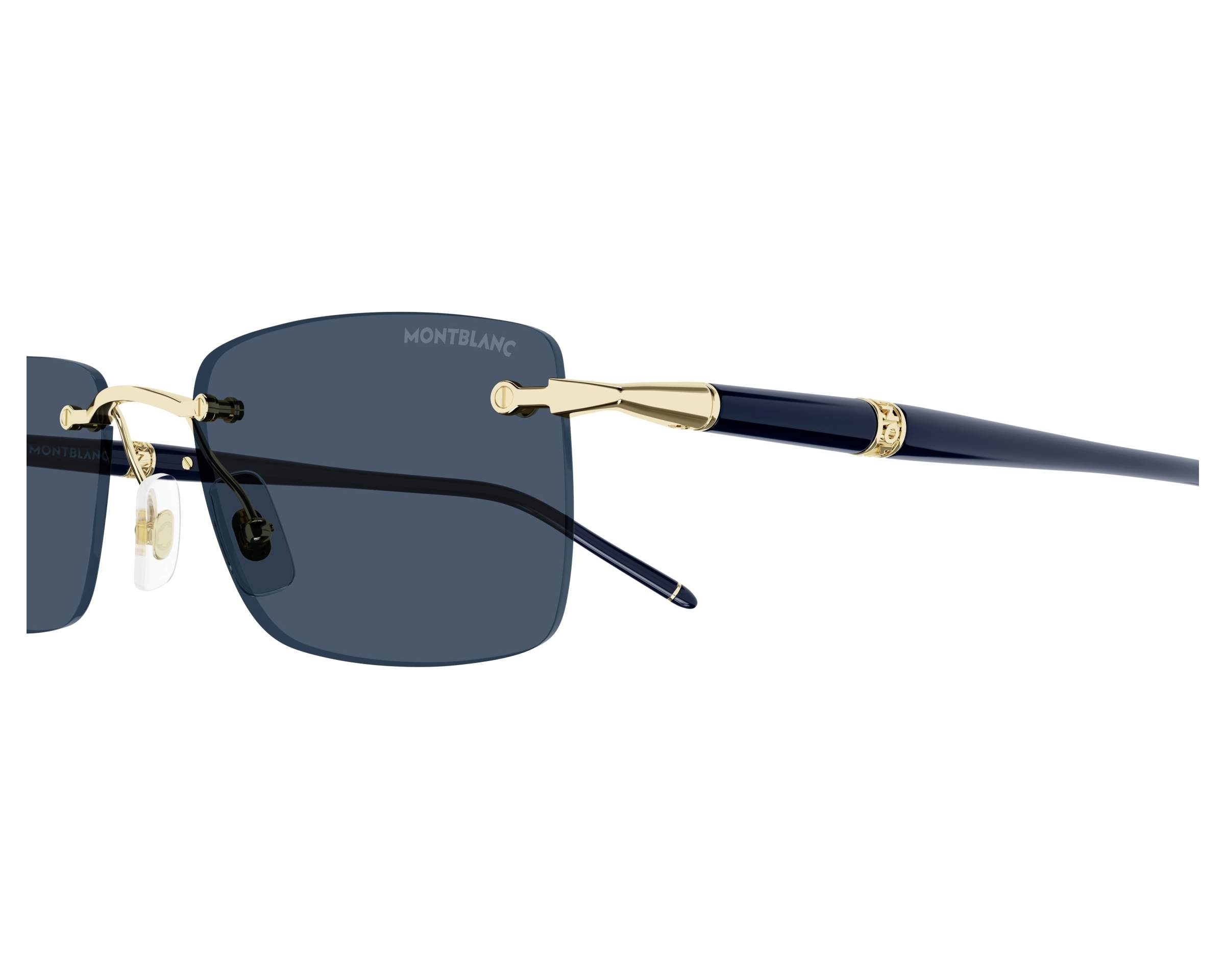 MONTBLANC 長方形フレムサンクラス MB0344S 003 Mont Blanc Sunglasses MB0344S 003