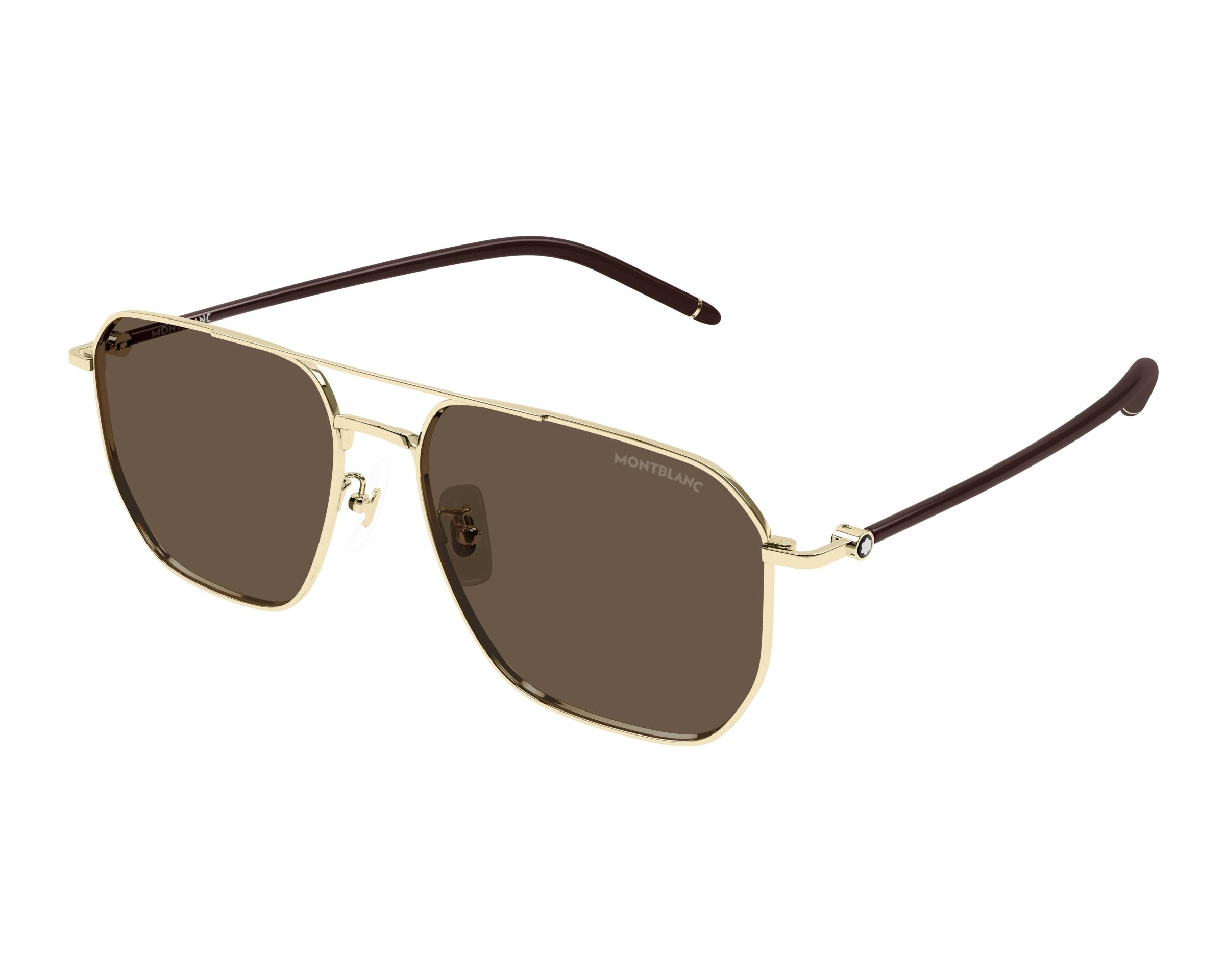 mahalon。 Montblanc™ MB0319S Rectangle Sunglasses | EyeOns.com
