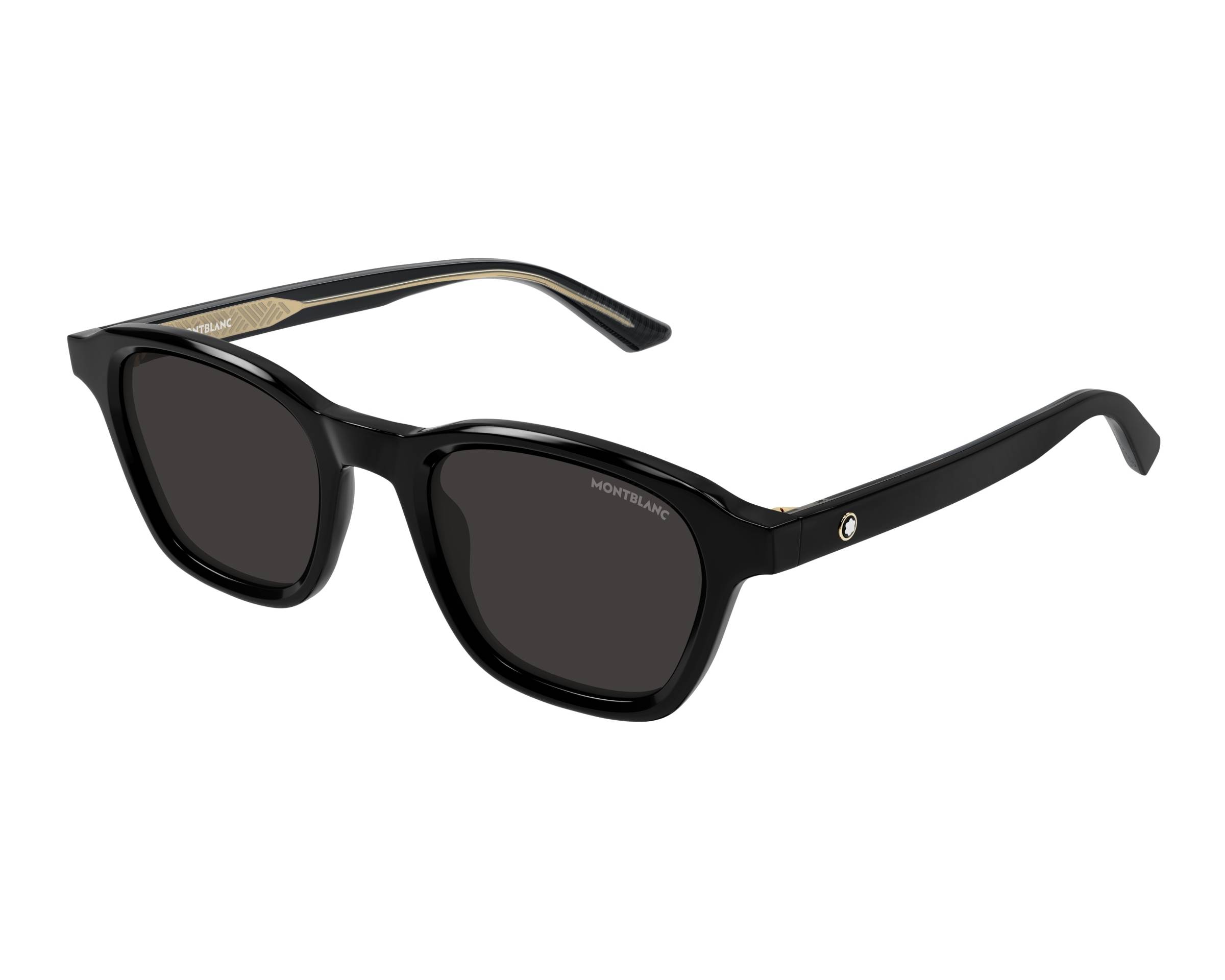NWT Mont Blanc MB0484S-001 Sunglasses Mont Blanc Sunglasses MB0384S 001 main image 3