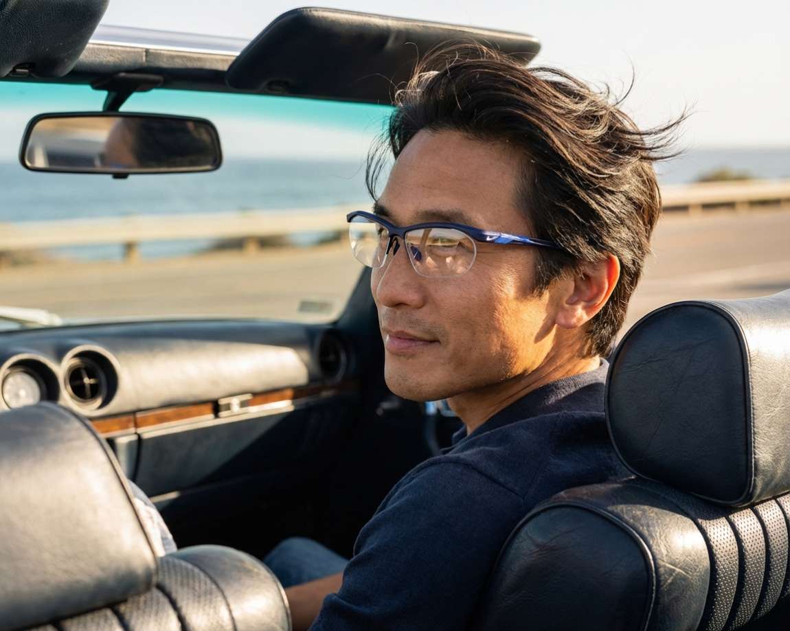 Nike 7401 410 58-15 Bleu Bleu 360 degree view 9