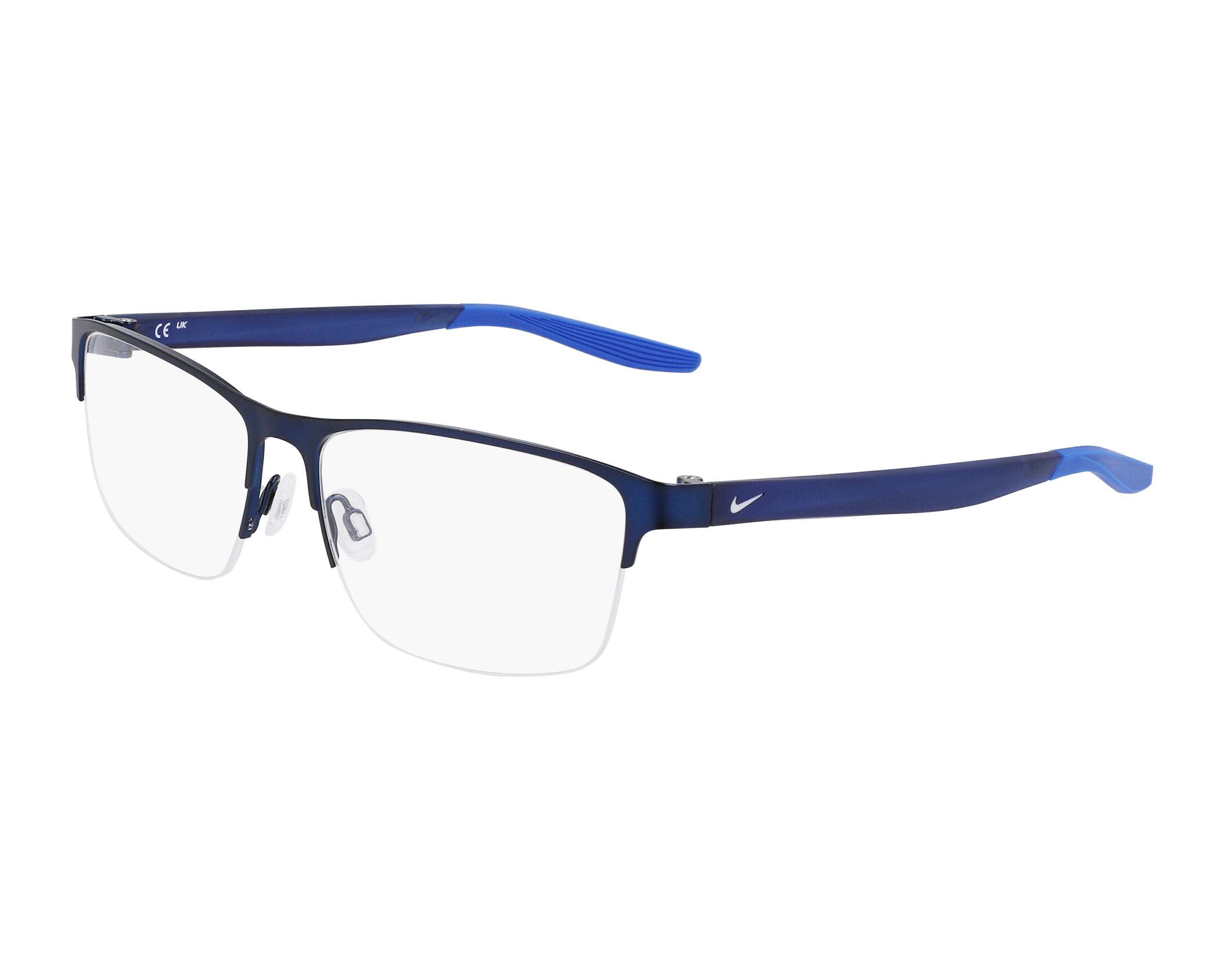 Nike 8153 410 - Black Blue 360 degree view 3