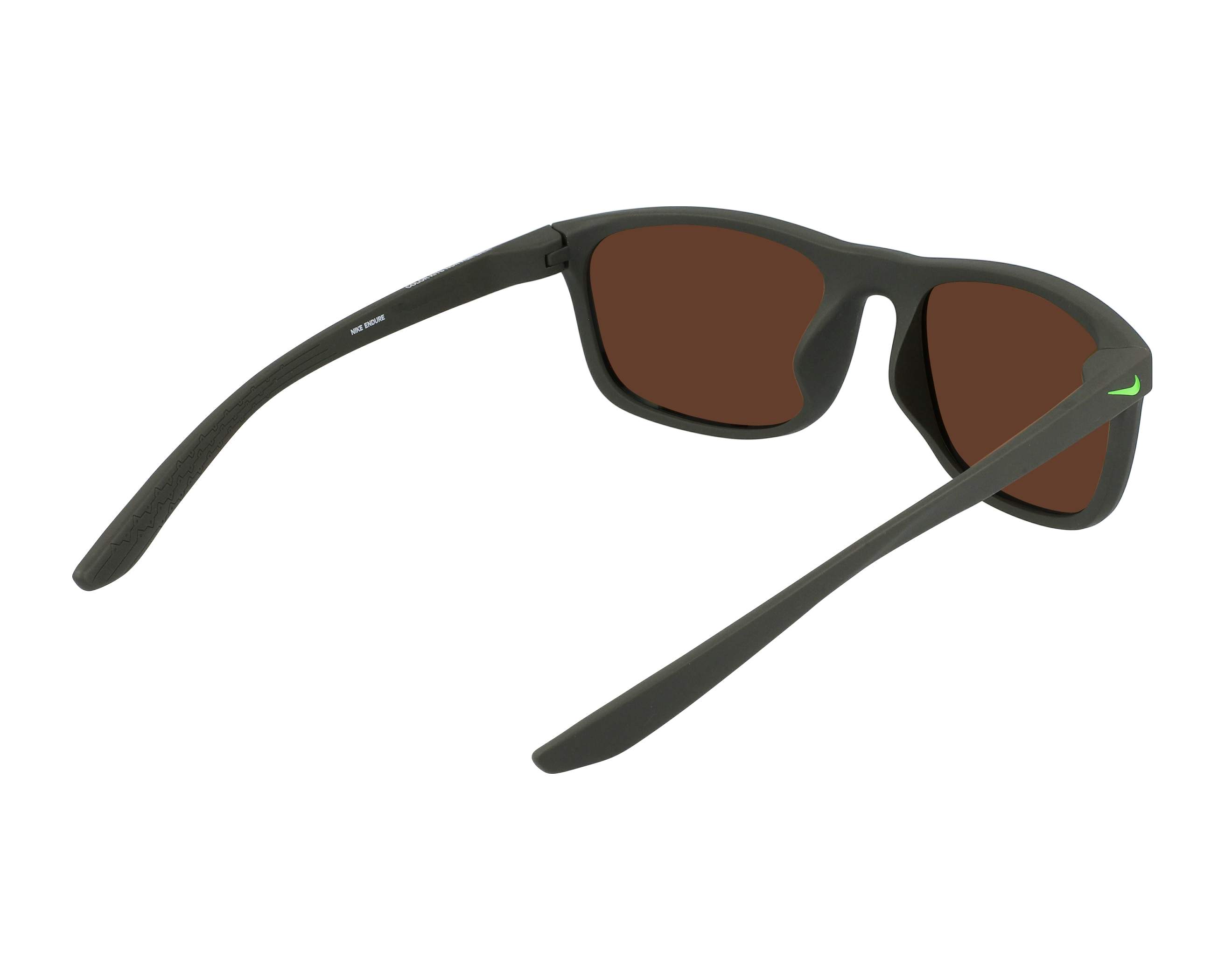 Nike CW4652-220 Endure Sunglasses Tortoise Frame Color Dark Brown Lens Tint