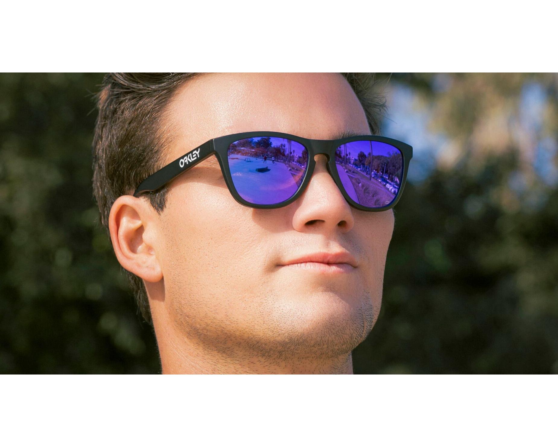 Oakley OO9013 9013H6 55-17 Black  360 degree view 6