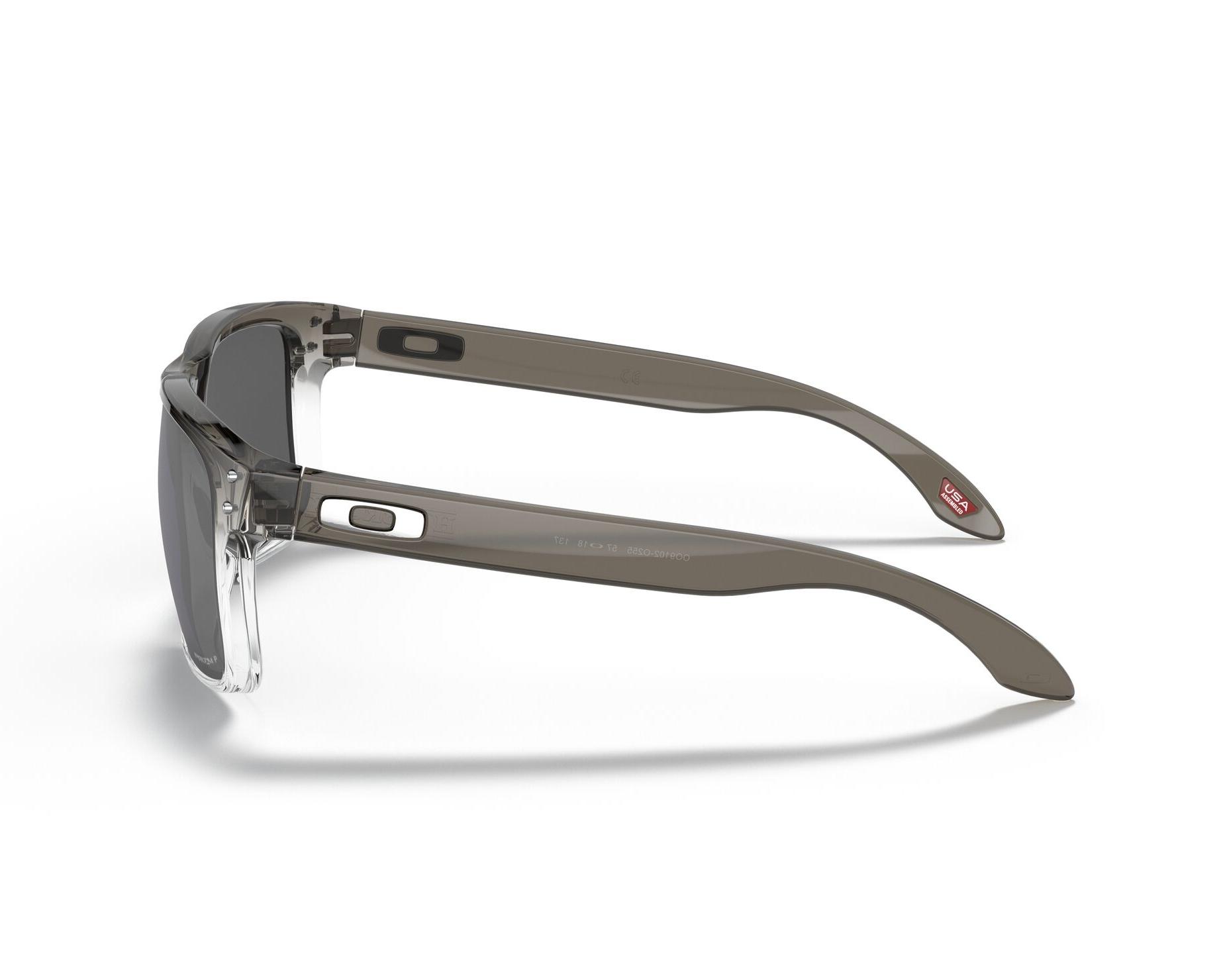 Oakley OO9102 9102O2 55-18 Gris  360 degree view 8