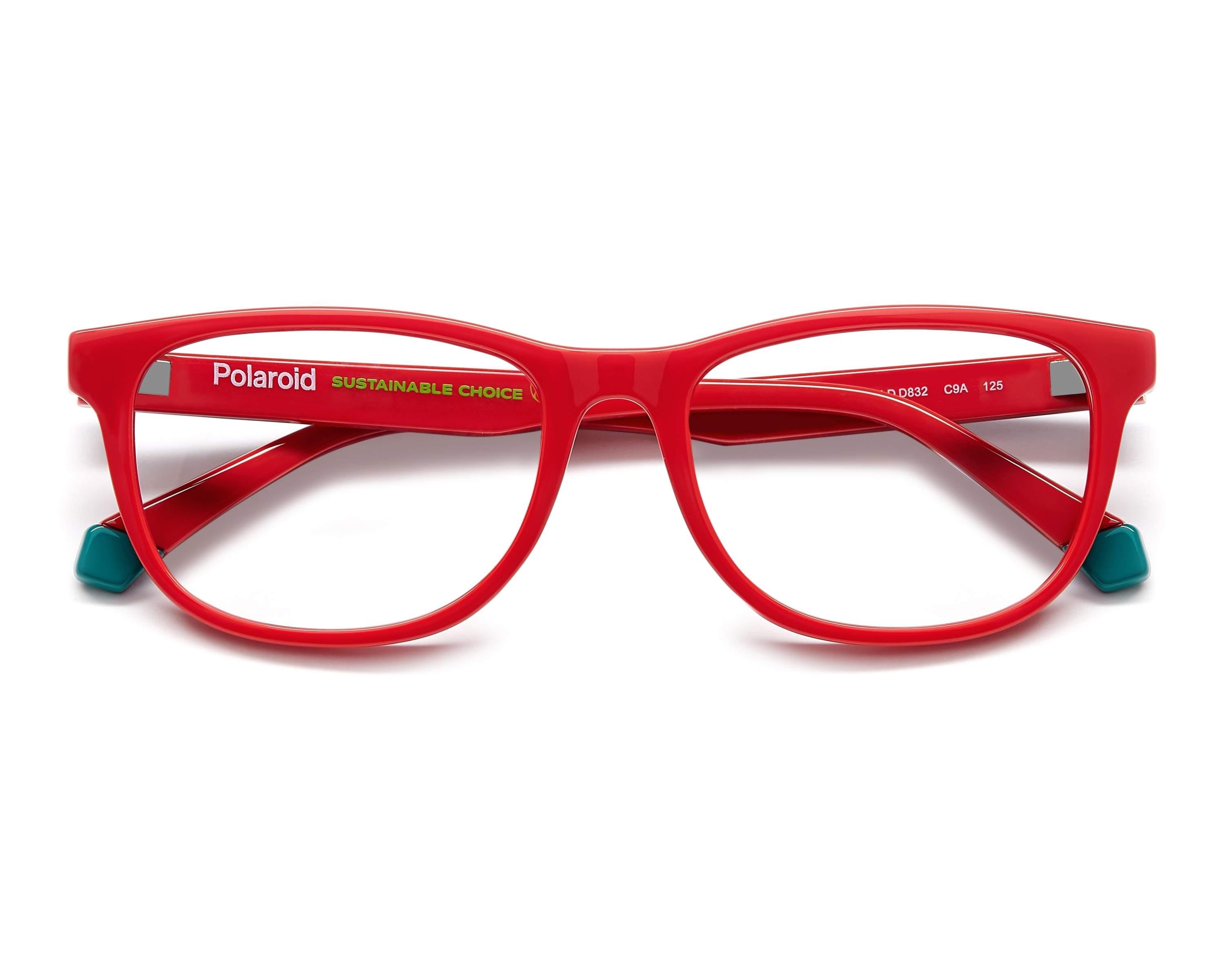 NWT Polaroid PLD312-1N517 55mm Red Eyeglasses Polaroid Glasses PLD-D505 LHF main image 4