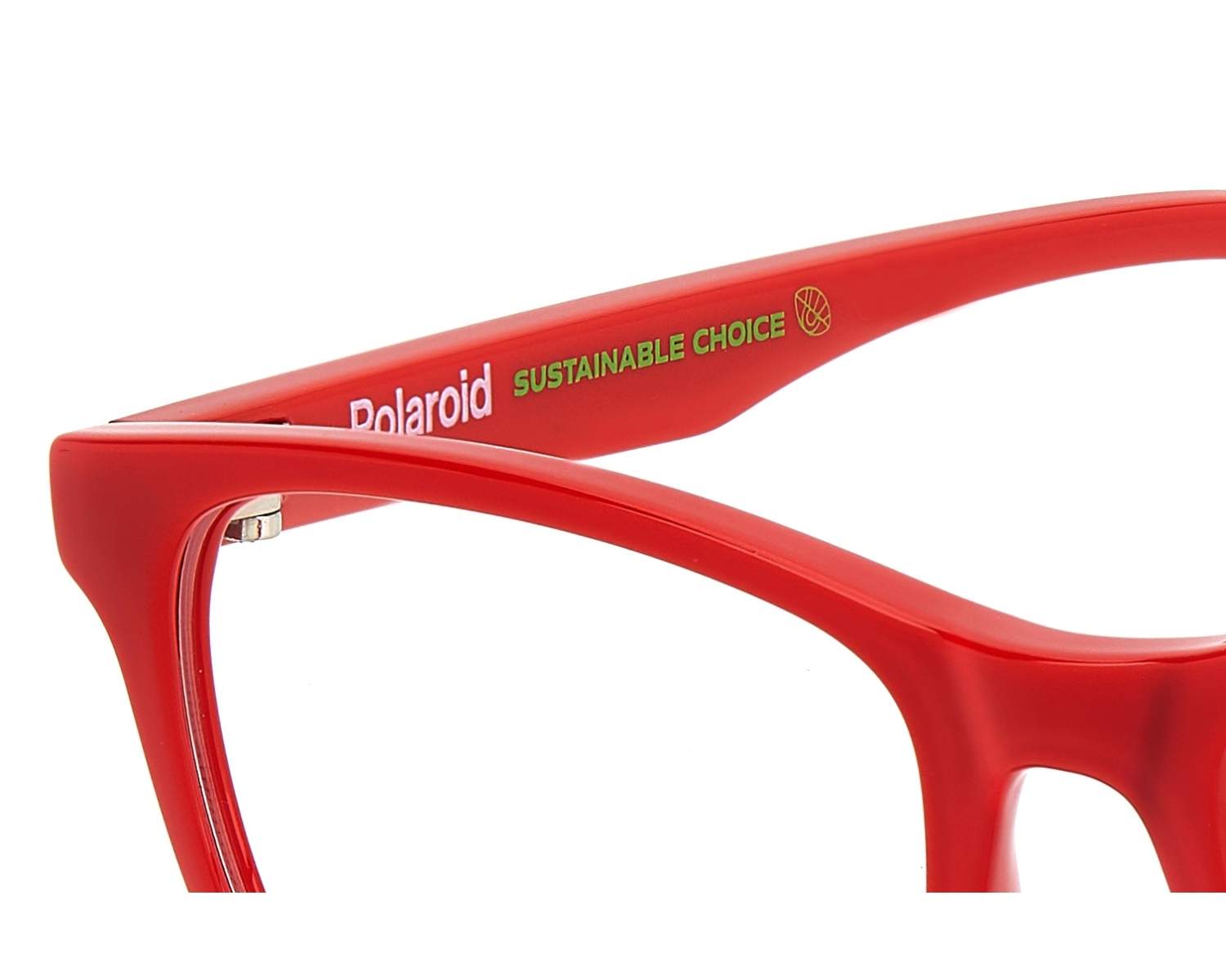 NWT Polaroid PLD312-1N517 55mm Red Eyeglasses Polaroid Glasses PLD-D505 LHF main image 2