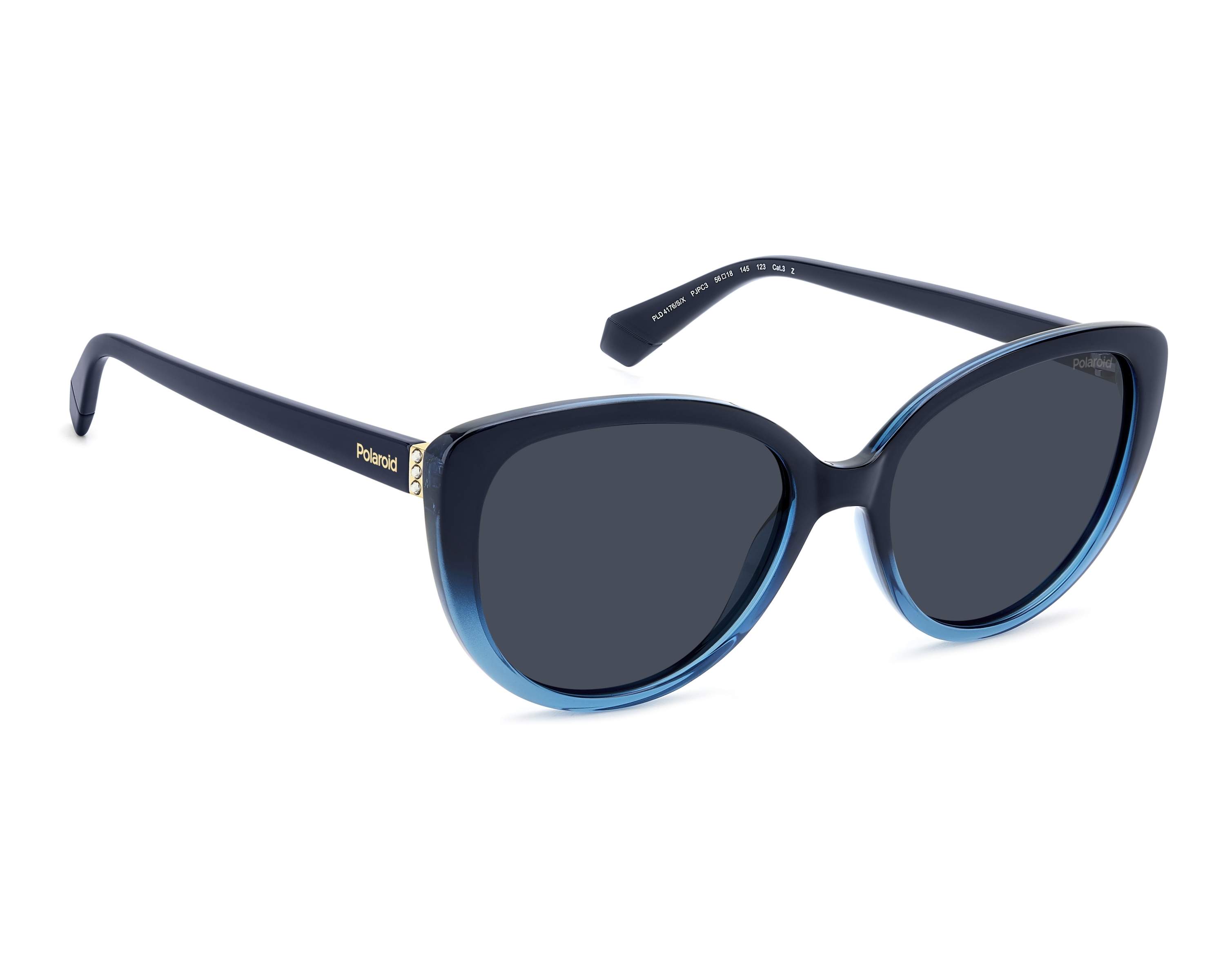 Polaroid PLD 6167/S PJP/C3 Sunglasses in Transparent Blue | USA