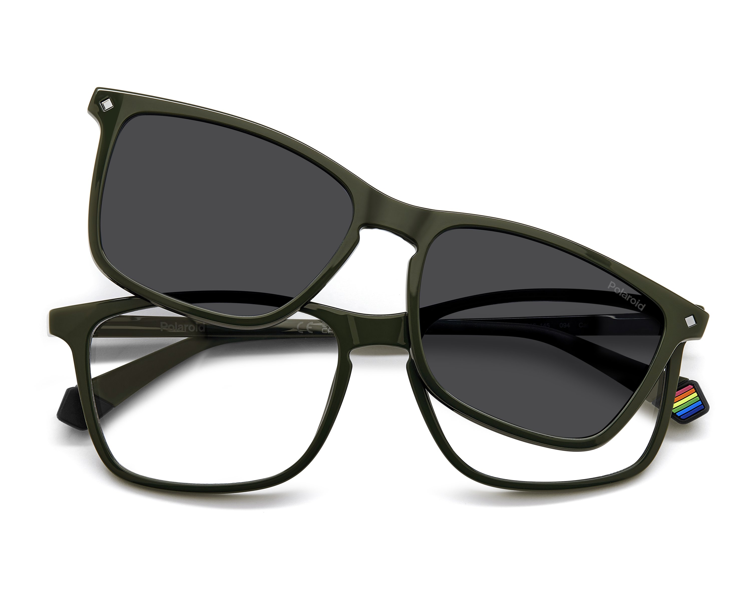 Polaroid PLD-6139-CS BHP/M9 55-16 Green Black 360 degree view 4
