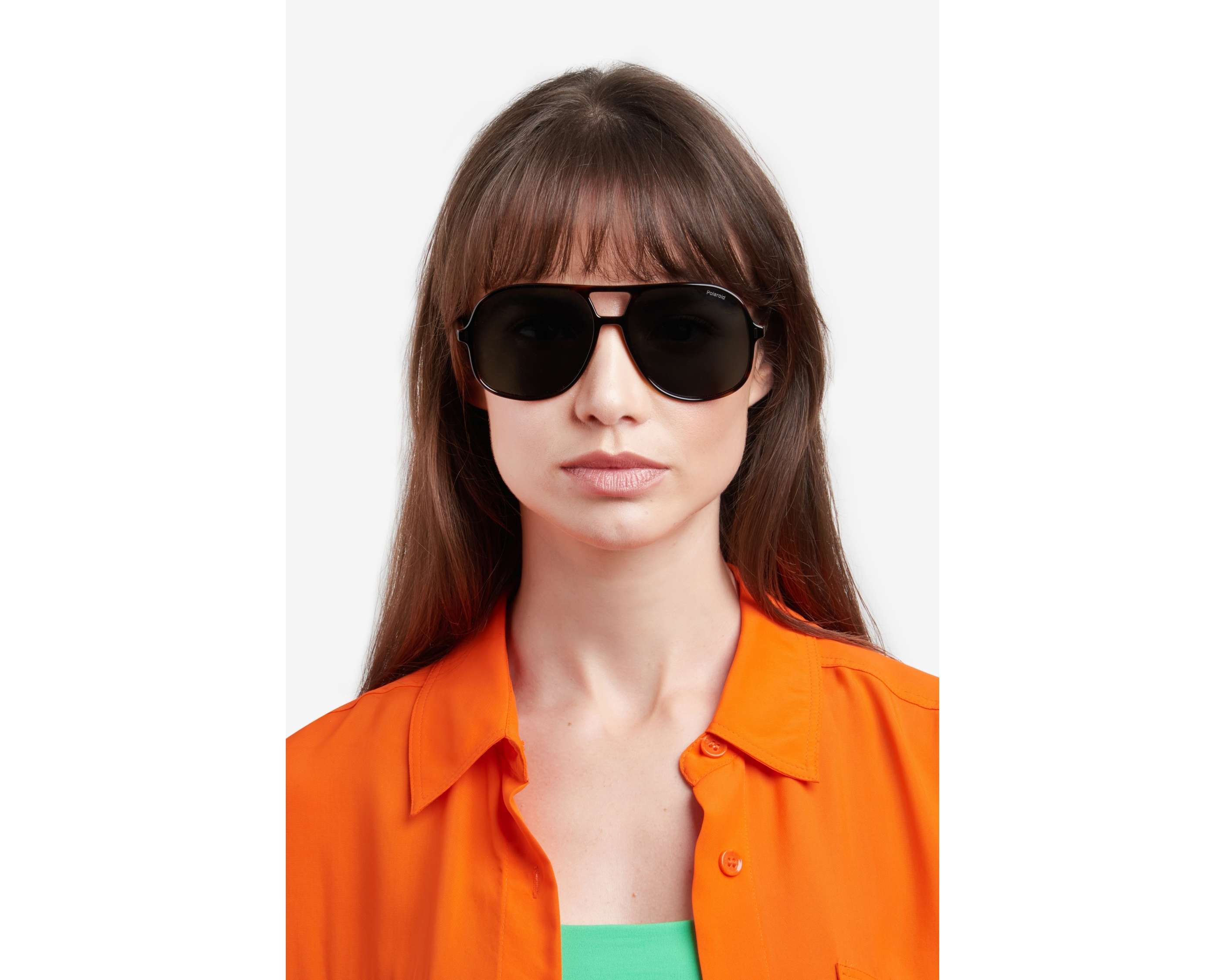 Polaroid Unisex Sonnenbrille PLD 6025/S Oz 15J 99 - Orange/Rot, Made In Italy, Mit Schutzetui