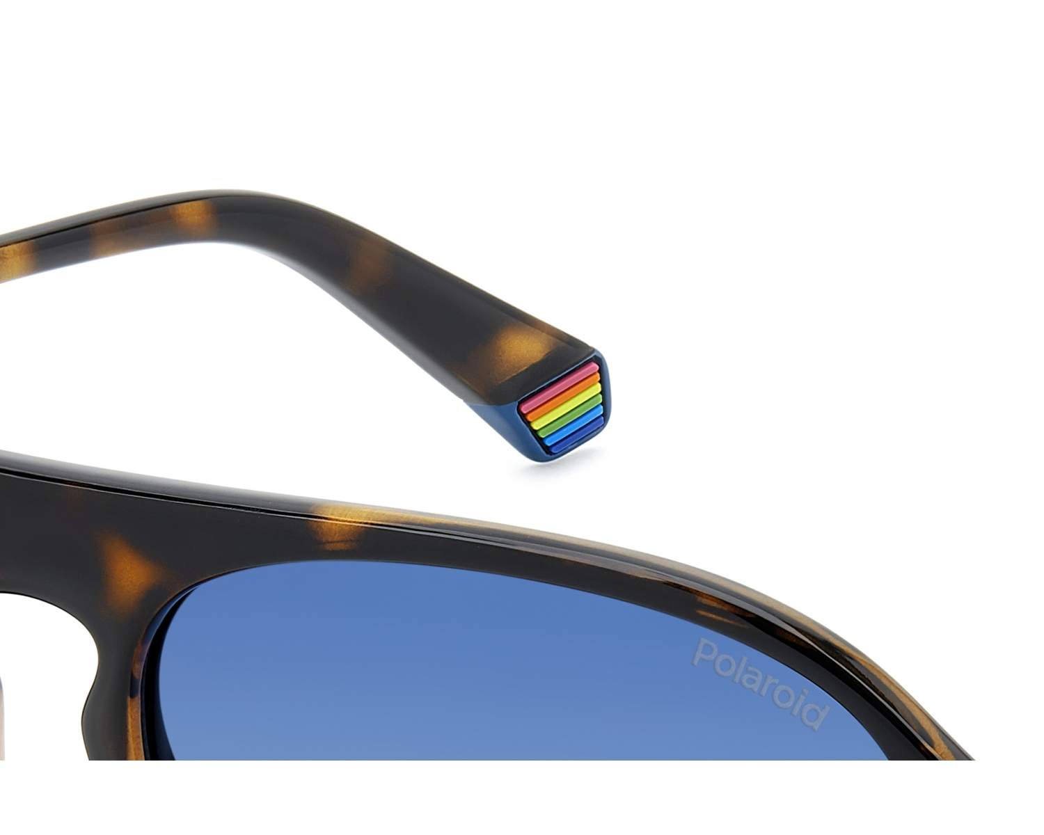 Lunettes De Soleil Polaroid PLD 6225 - Monture Aviateur Noir - Verres Polycarbonate - Homme