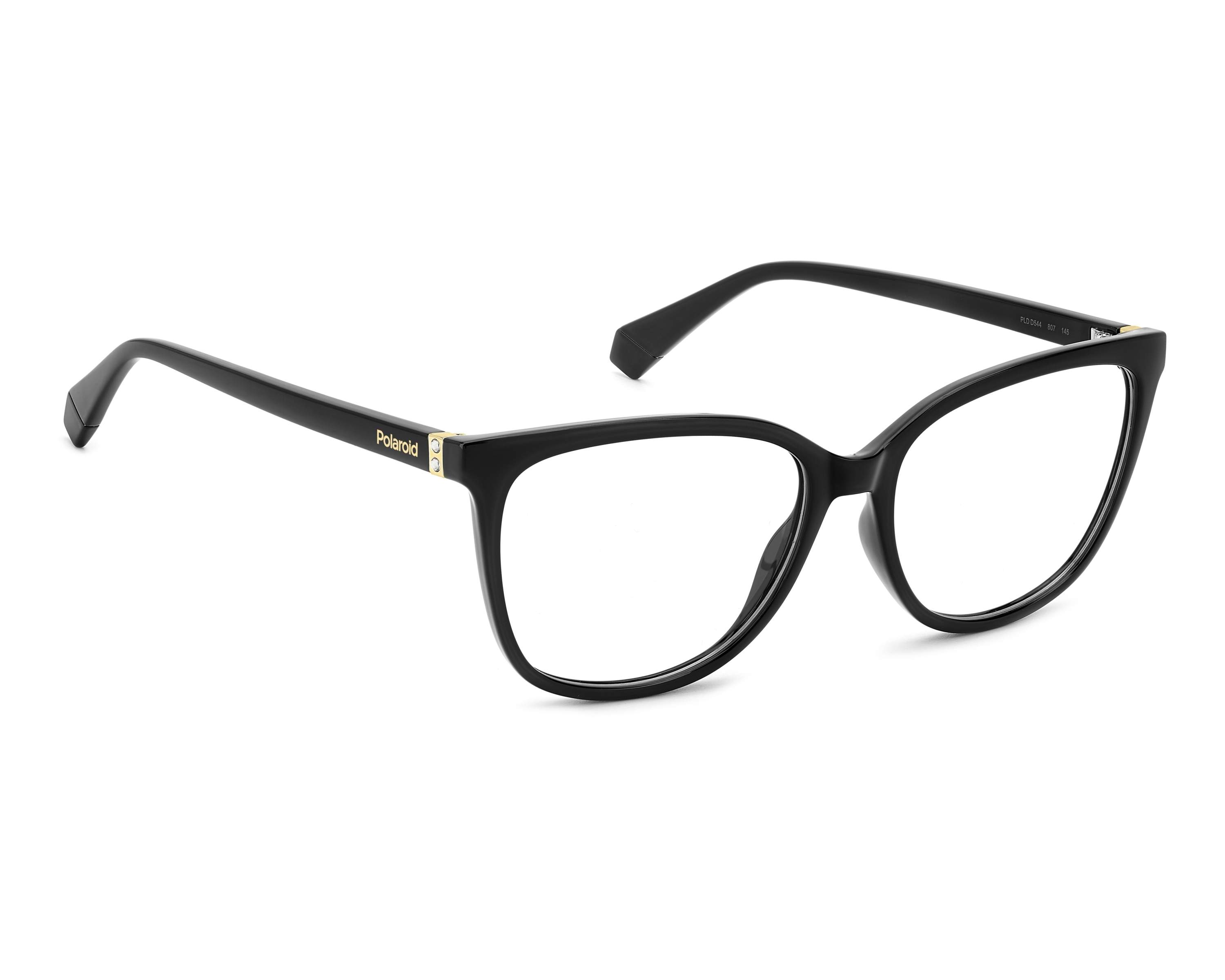 Polaroid Black Cellulose Propionate Glasses Women\'s (Frames) Polaroid PLD D493 807 Optical Frame Black - eye-oo.com main image 4