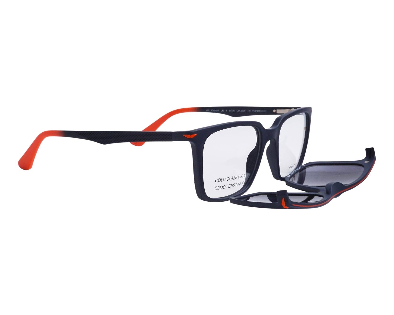 Police UK136 C03P 50-18 Blue Orange 360 degree view 5